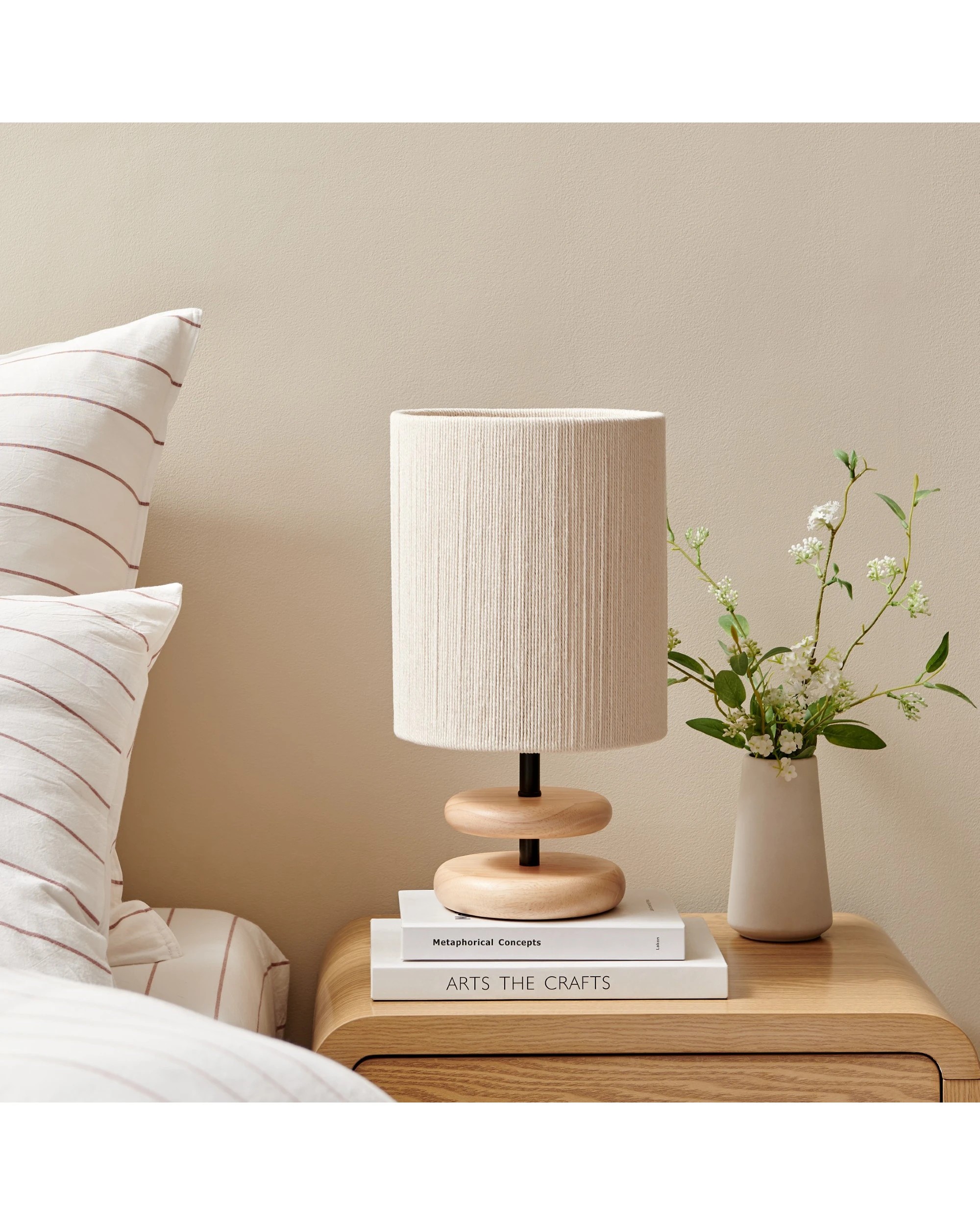 8 Sherwood Isle Wood Table Lamp - Natural, 8 of 9