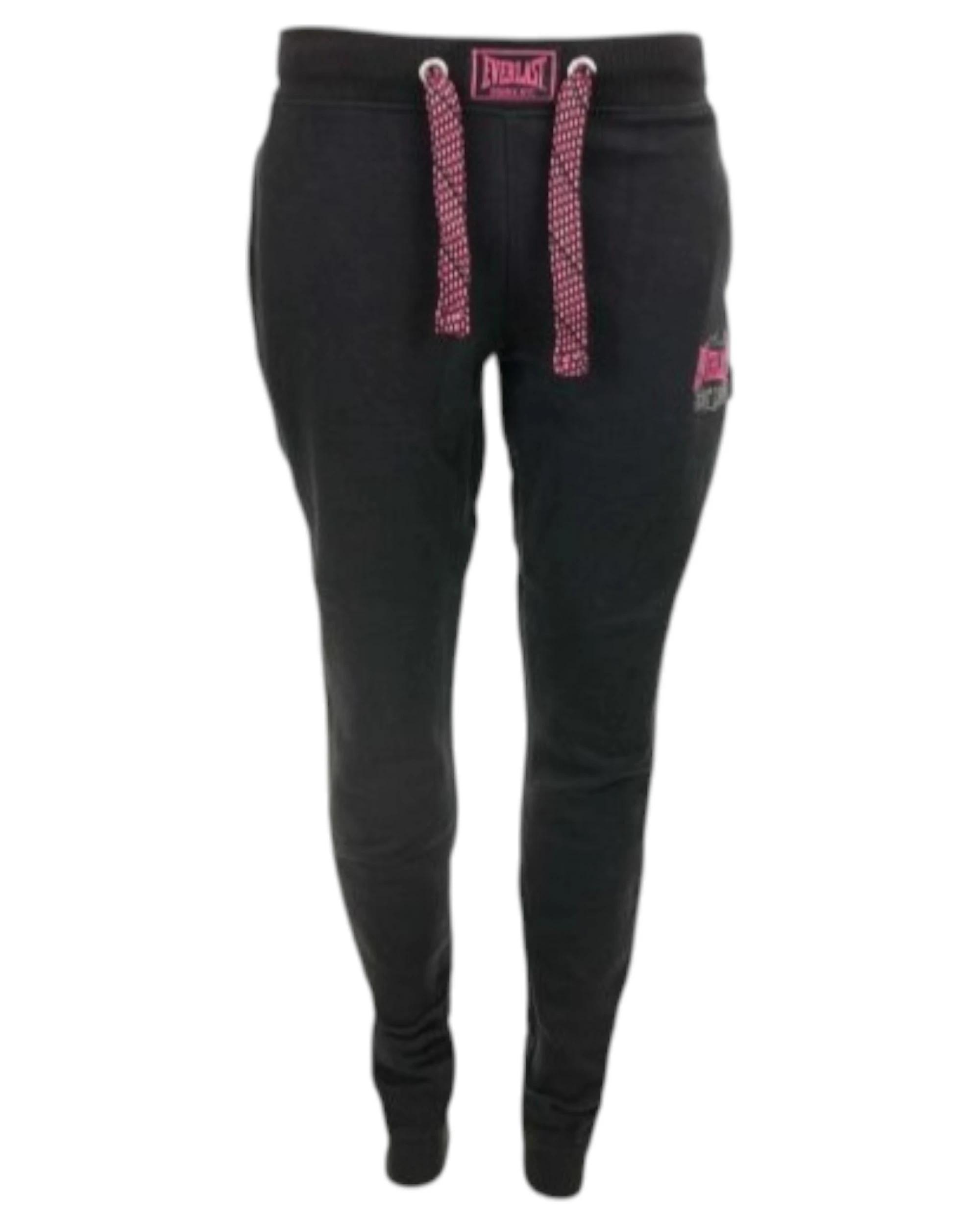 1 Everlast Womens Black Jogging Sport Pants BLACK, 1 of 3