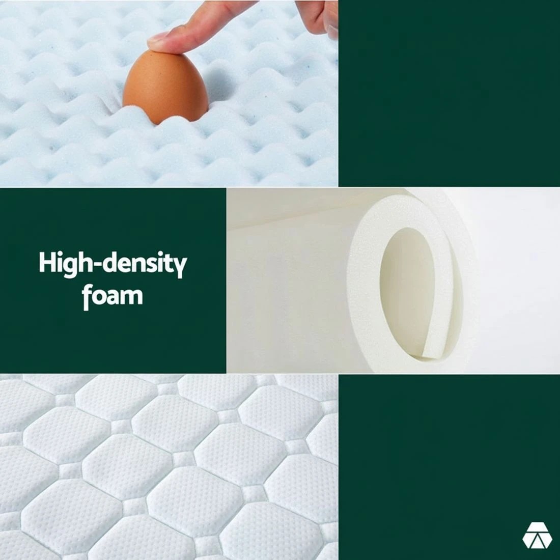 6 Giselle Mattress Cool Gel Foam 25cm King Single - King Single Bed - White, 6 of 7