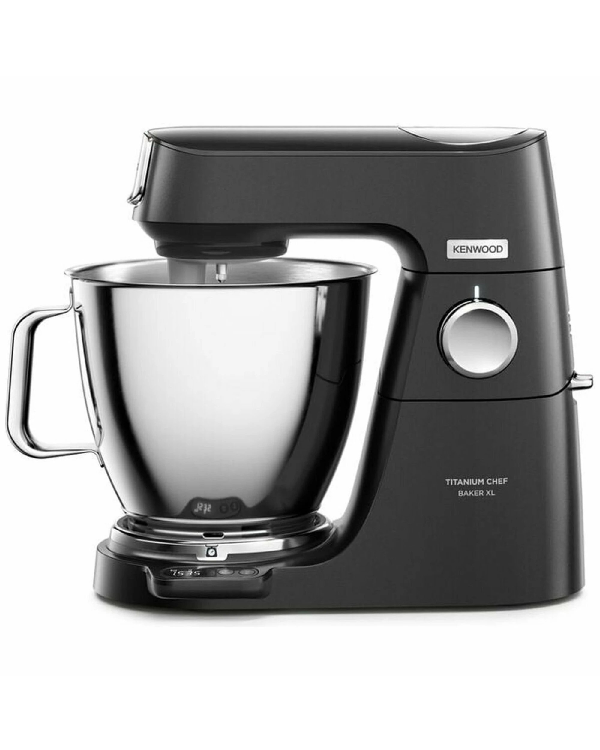 1 Kenwood XL Titanium Chef Baker Benchtop Mixer Black, 1 of 5