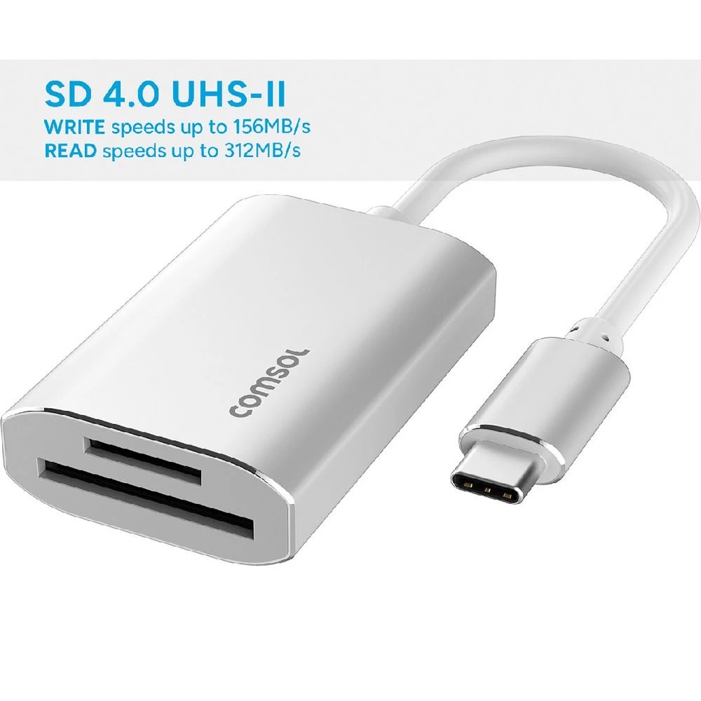 4 Comsol SD and MicroSD 4.0 USB-C Reader, 4 of 4