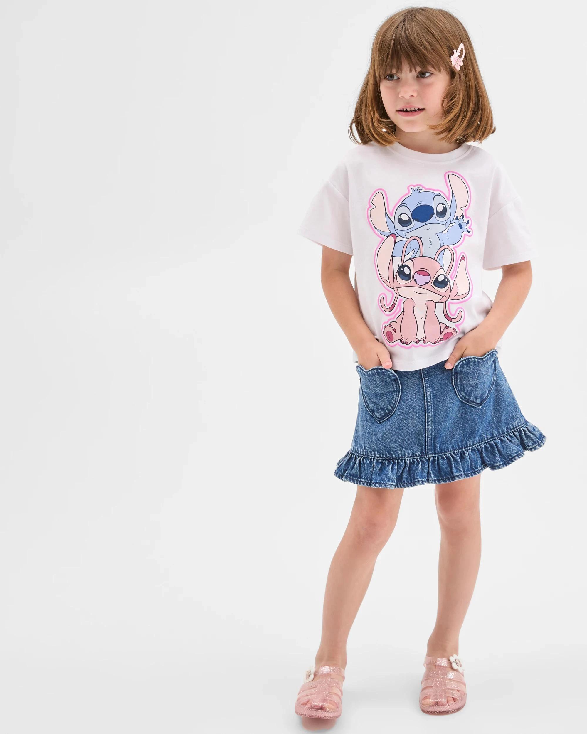 2 Disney Lilo & Stitch Australian Cotton Print T-Shirt WHITE, 2 of 5