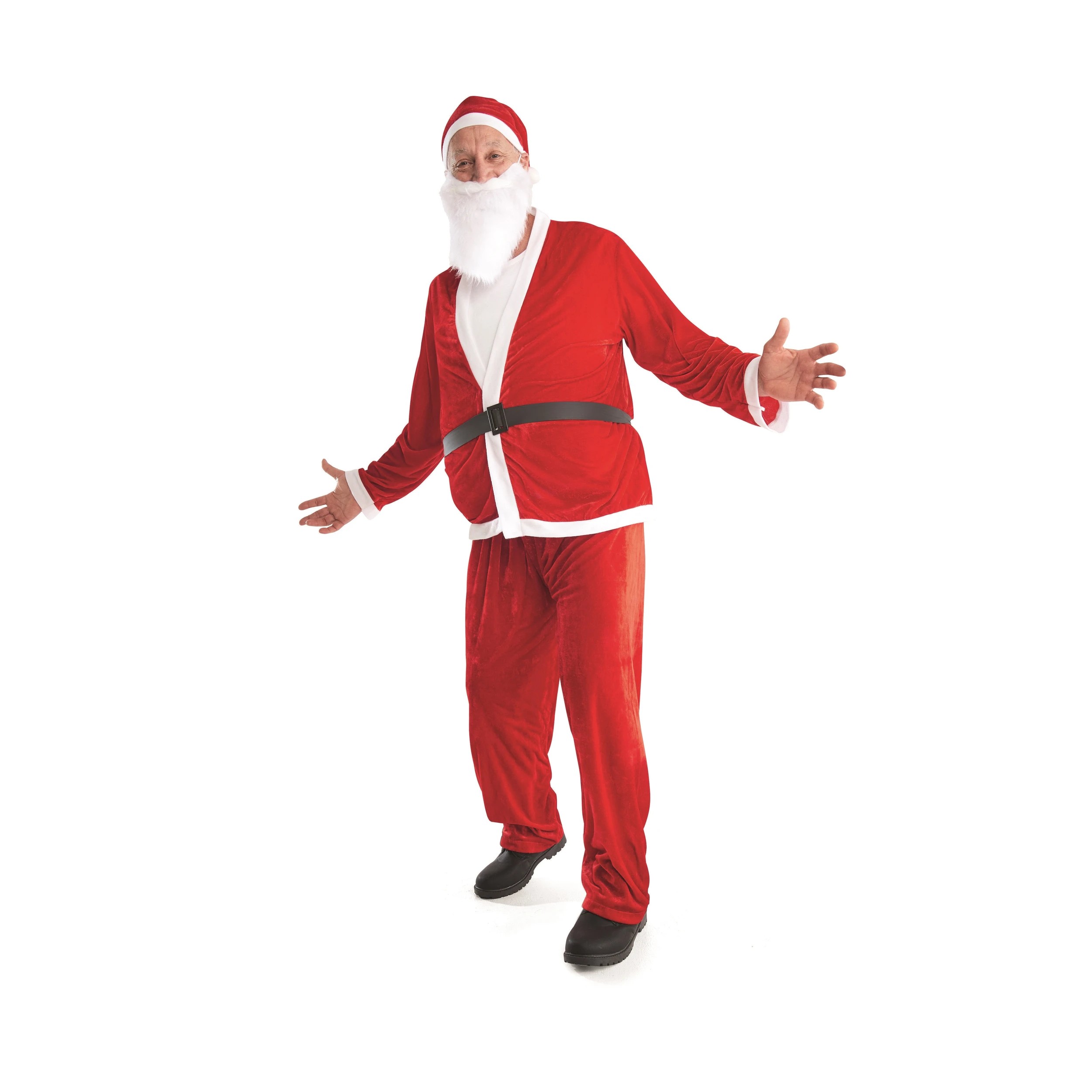 1 Santa Costume - Adult, 1 of 4