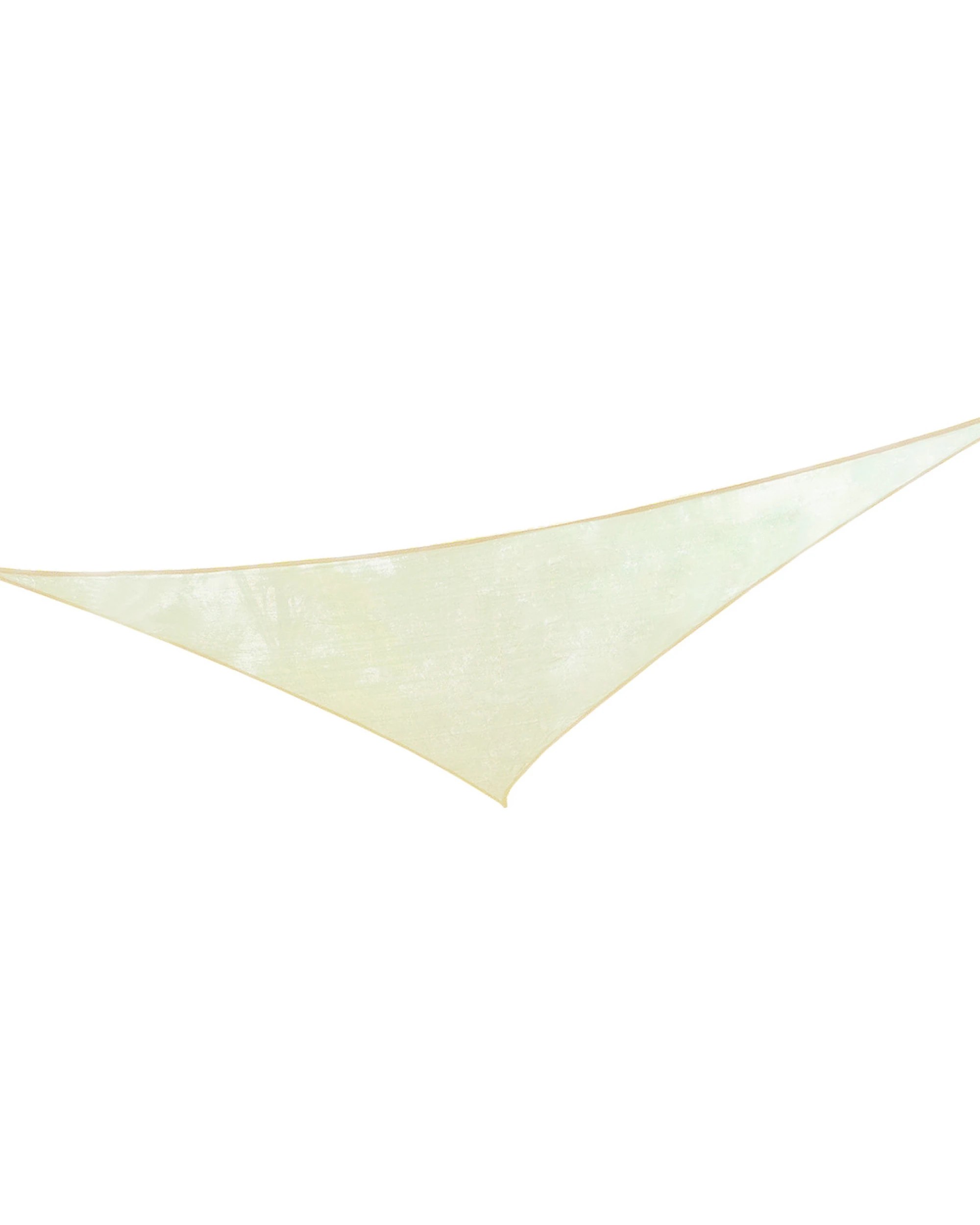 1 Wallaroo Waterproof 160GSM Outdoor Sun Shade Sail Canopy 5m Triangle - Yellow, 1 of 4