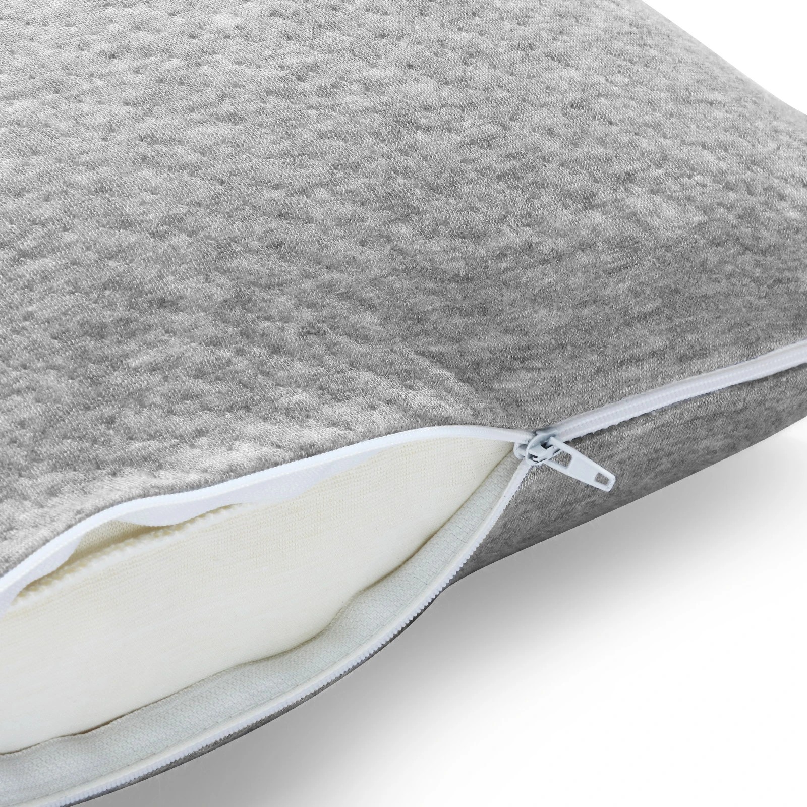 5 Luxdream Shredded Memory Foam Body Pillow Support Long Pillow with Bamboo Cover - Grey, 5 of 5
