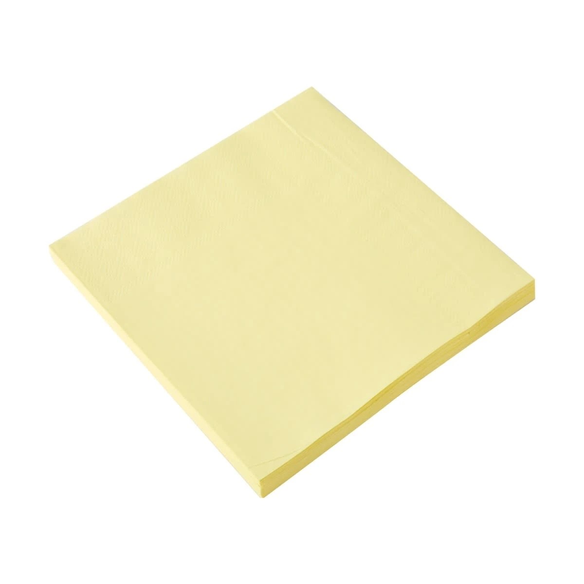 2 20 Piece Pastel Yellow Paper Napkins, 2 of 5