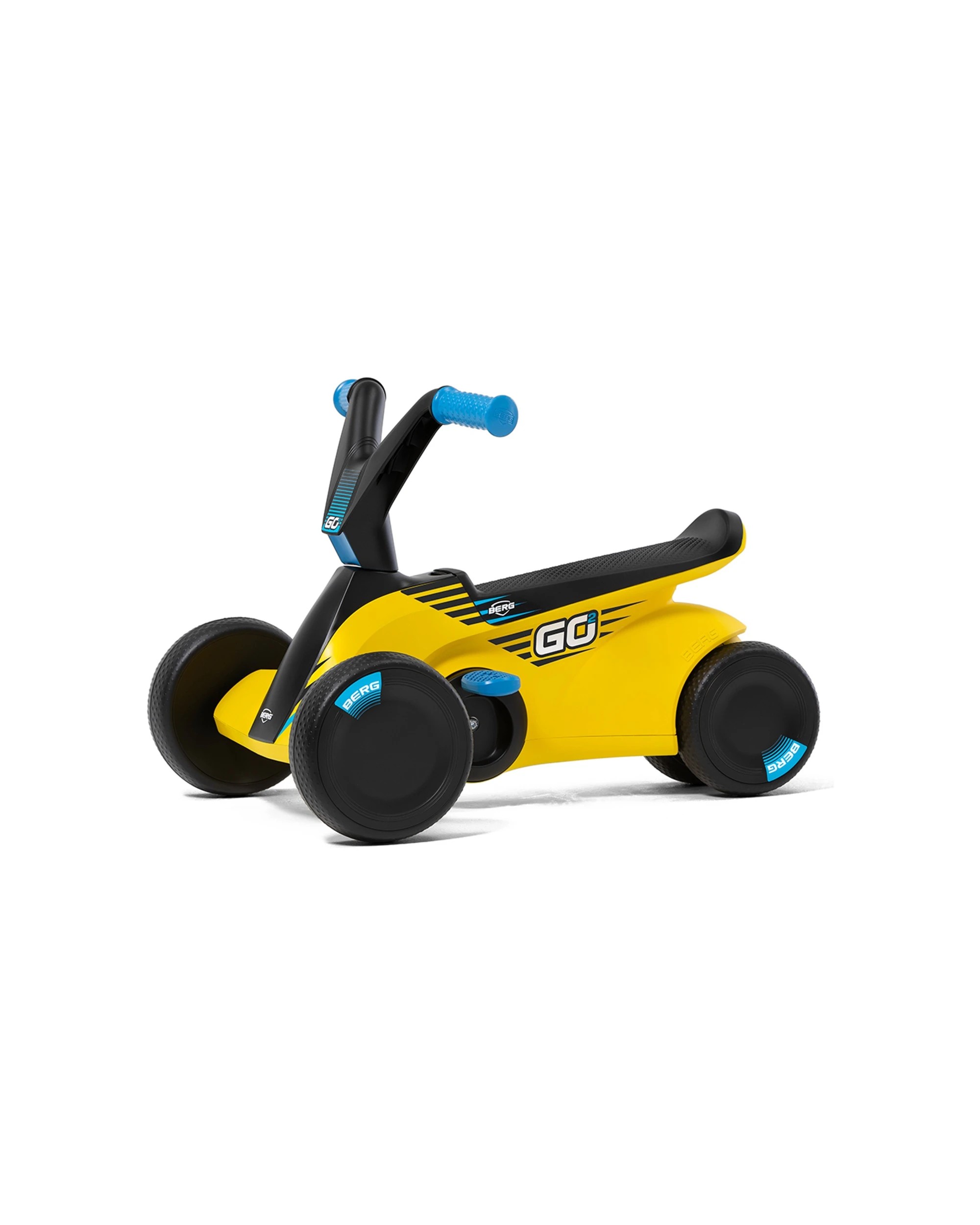 2 BERG GO2 SparX Kids Childrens Push Go Kart Ride On - Go Kart - Pedal Kart - Yellow, 2 of 8