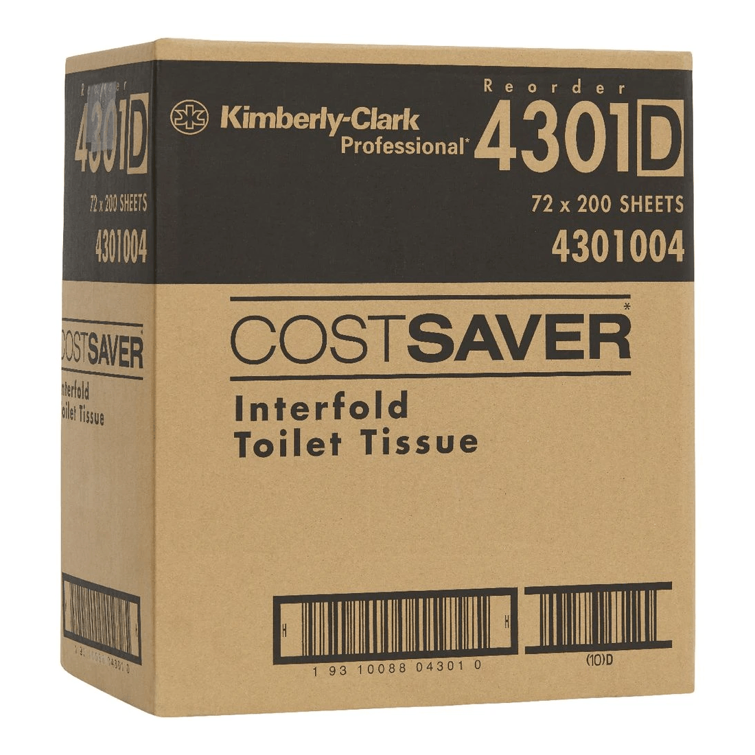 3 Costsaver Interfold Toilet Tissue 200 Sheets 72 Pack, 3 of 3