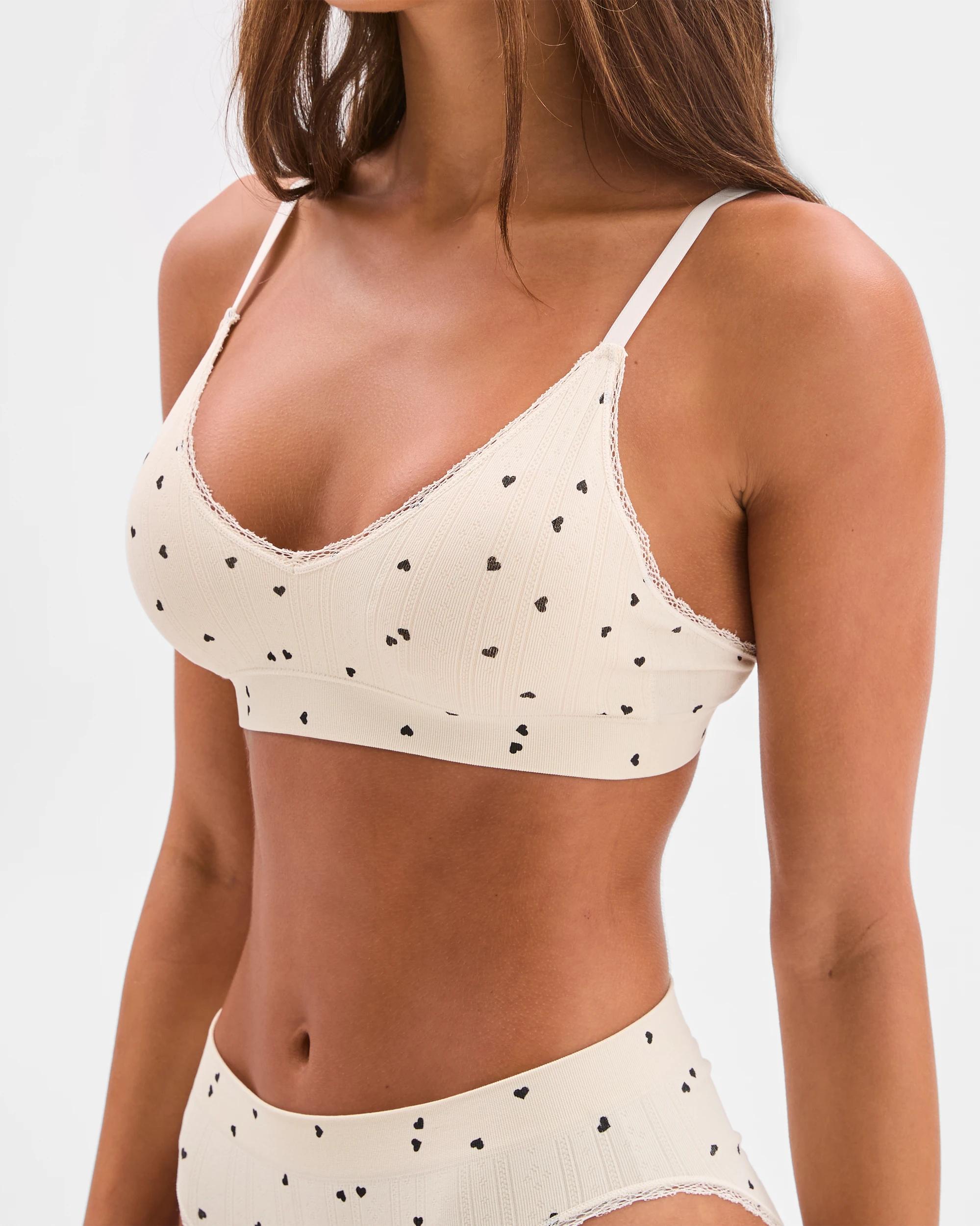 5 Lily Loves Pointelle High Waist Bikini Briefs SCATTERED HEART, 5 of 6