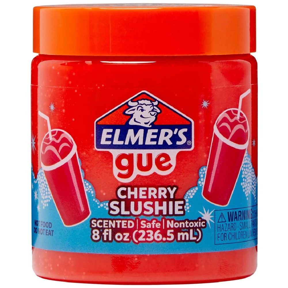 1 Elmer’s Gue Premade Slime Cherry Slushie, 1 of 6