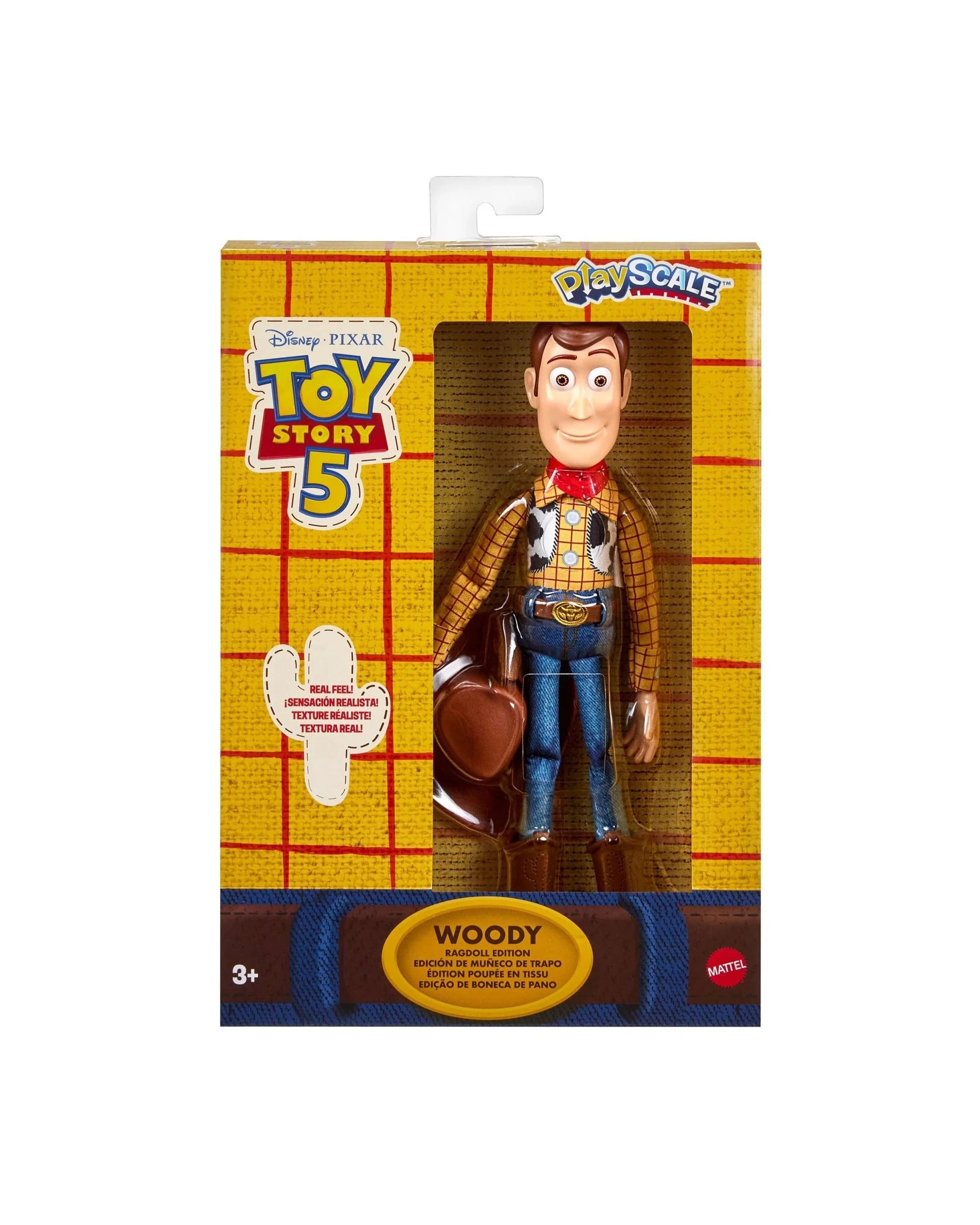 1 Disney Pixar Toy Story 5 Playscale Woody Ragdoll Edition Figure, 1 of 1
