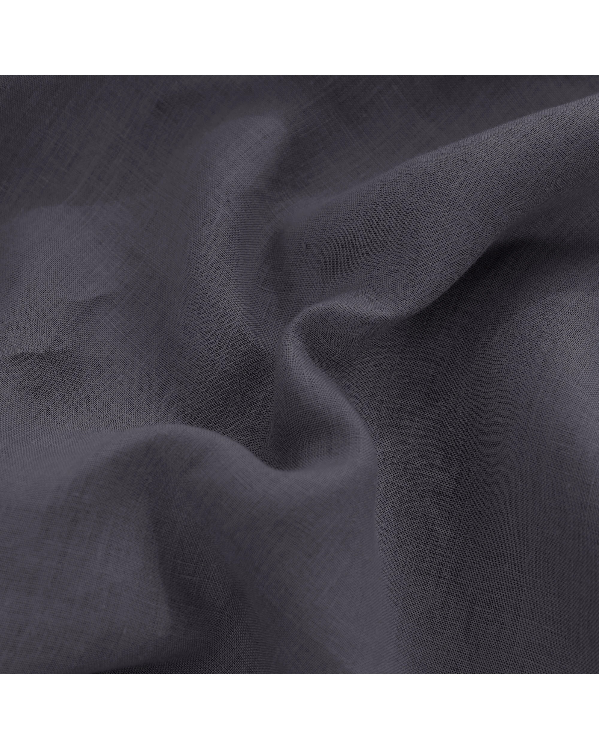 3 Natural Home Vintage Washed 100% Hemp Sheet Set - Queen Bed - Charcoal, 3 of 7