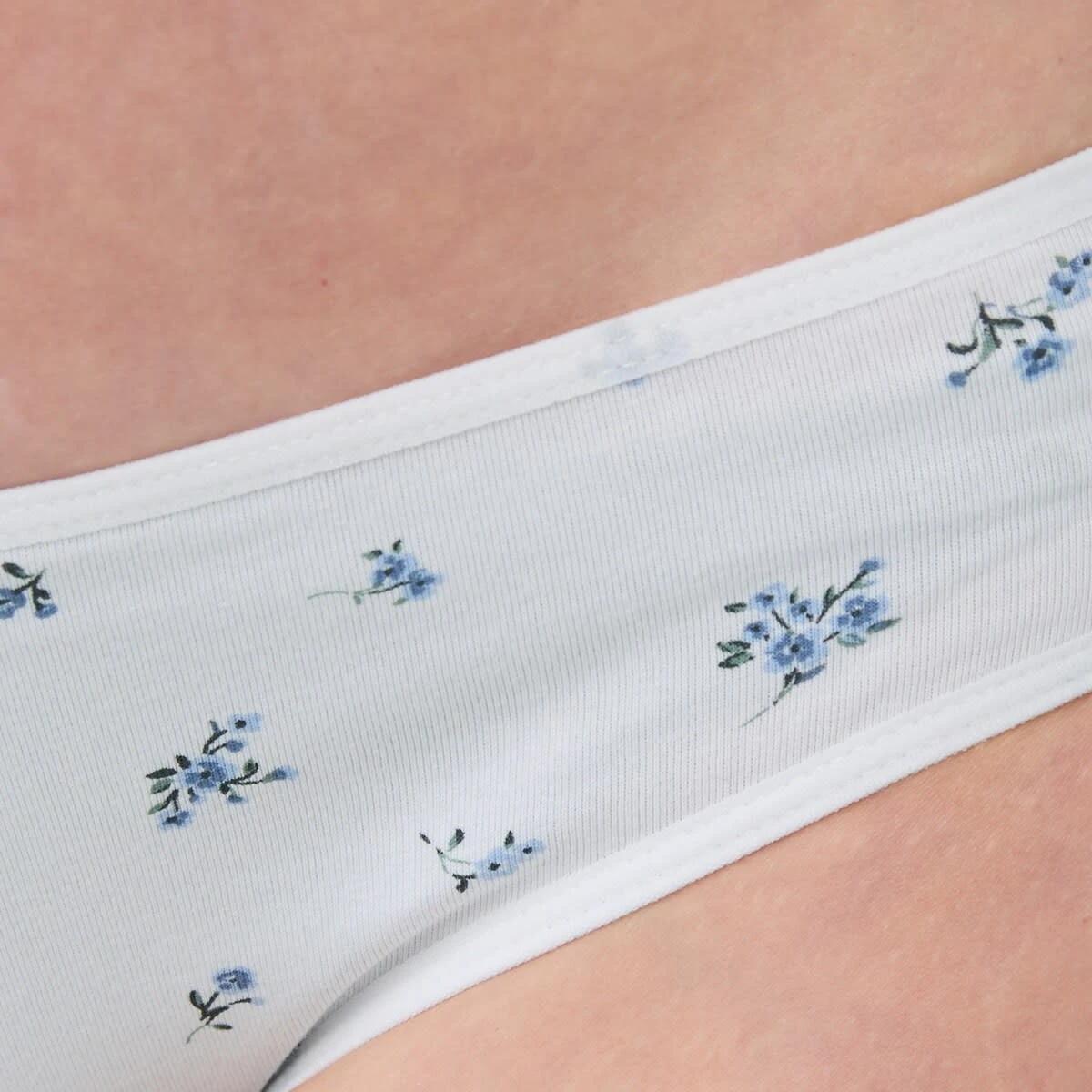 10 5 Pack Cotton Stretch Bikini Briefs NAVY SPOT, 10 of 10