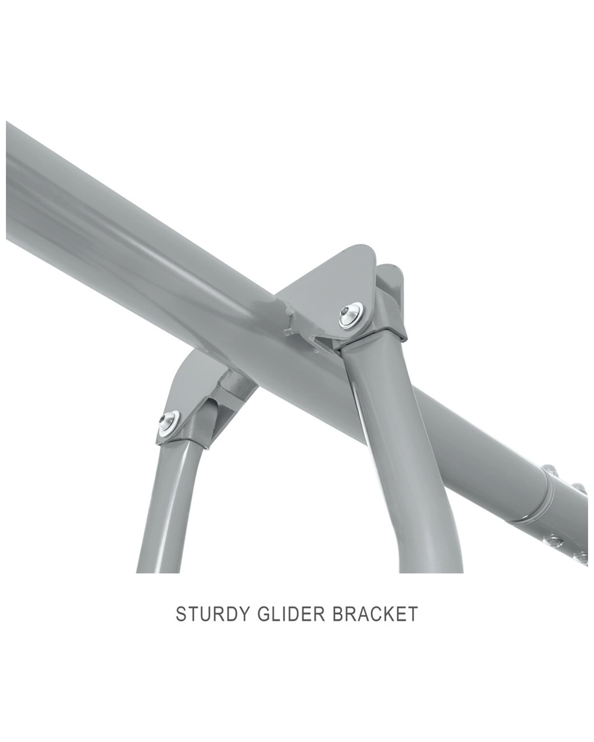 4 Intex Four Feature Steel Swing Set With Glider And Trapeze For Kids 3 Years Plus - Grey, 4 of 7