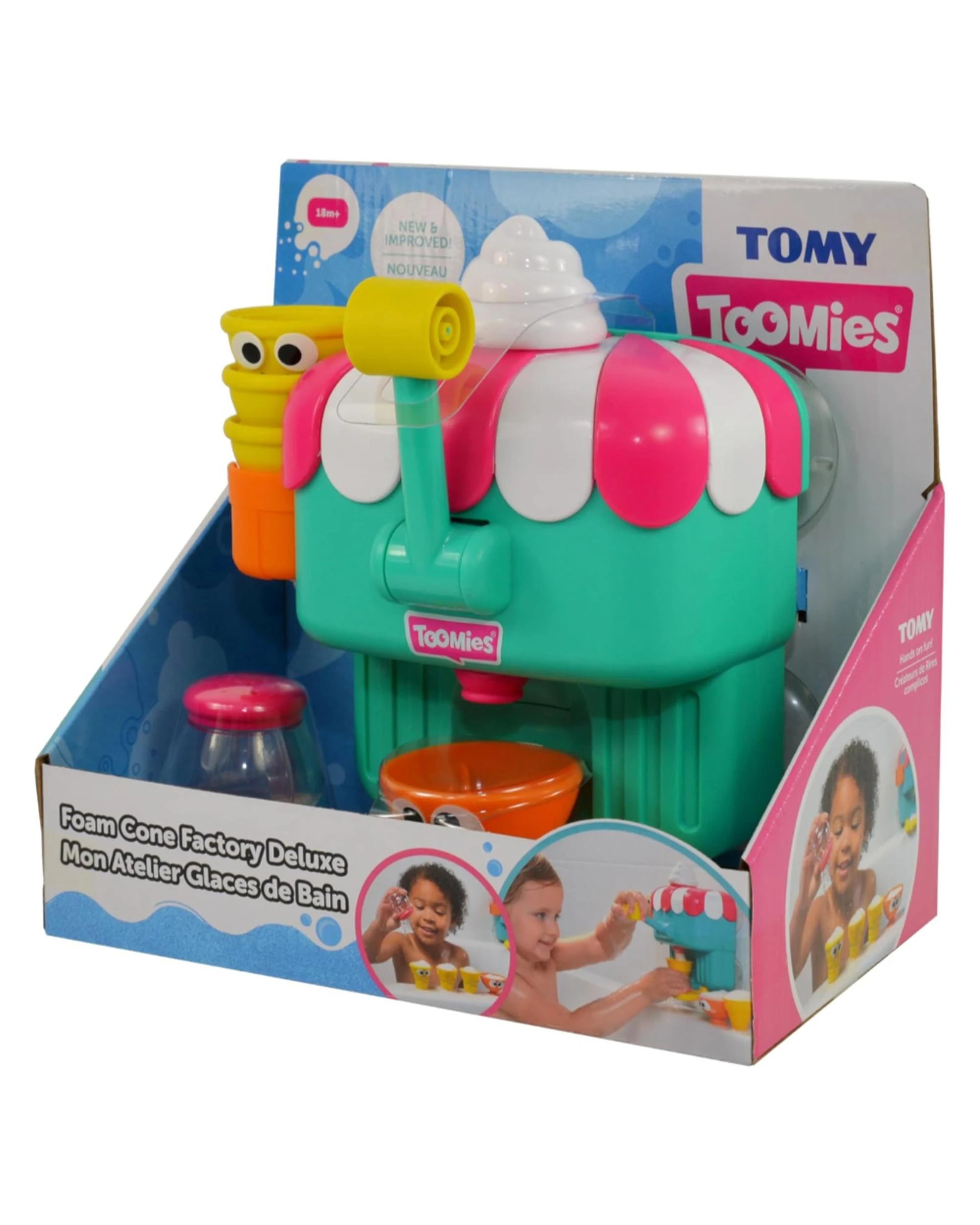 1 Tomy Toomies Foam Cone Factory Deluxe Bath Toy, 1 of 3
