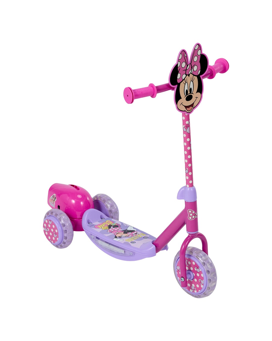 Disney Minnie Mouse Light Up Bubble Scooter - Kmart