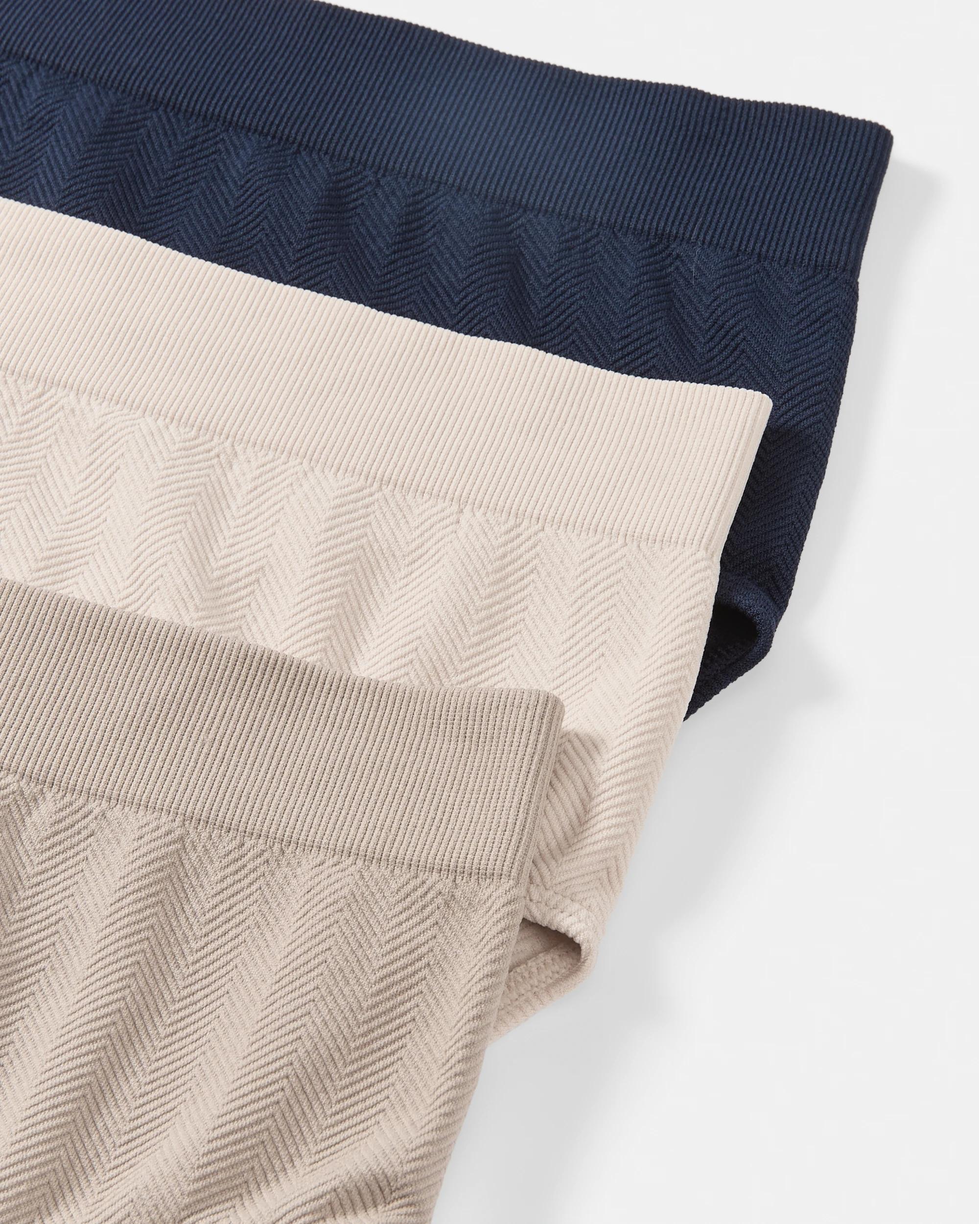 2 3 Pack Seamfree Jacquard Full Briefs Ft Cb Nb, 2 of 8