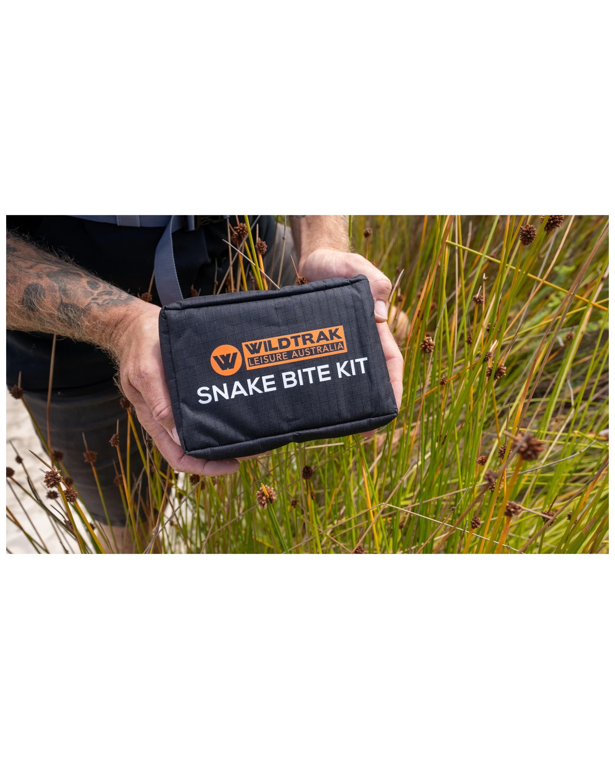 3 Wildtrak Snake Bite First Aid Kit Portable Family Safety Nylon Bag CPR Guide - Red, 3 of 3