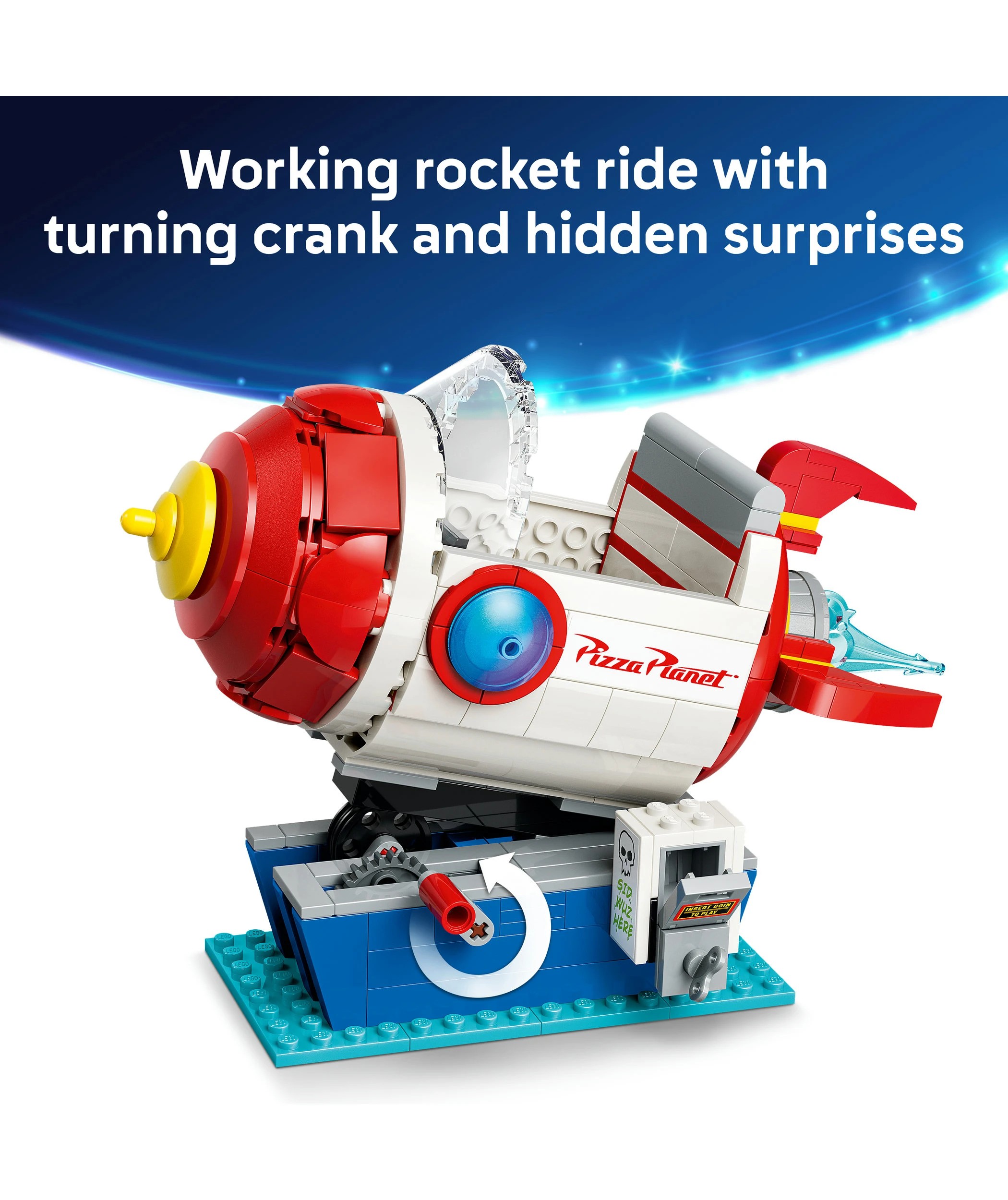 6 LEGO Disney Pixar Alien with Pizza Planet Rocket Ride 43307, 6 of 10