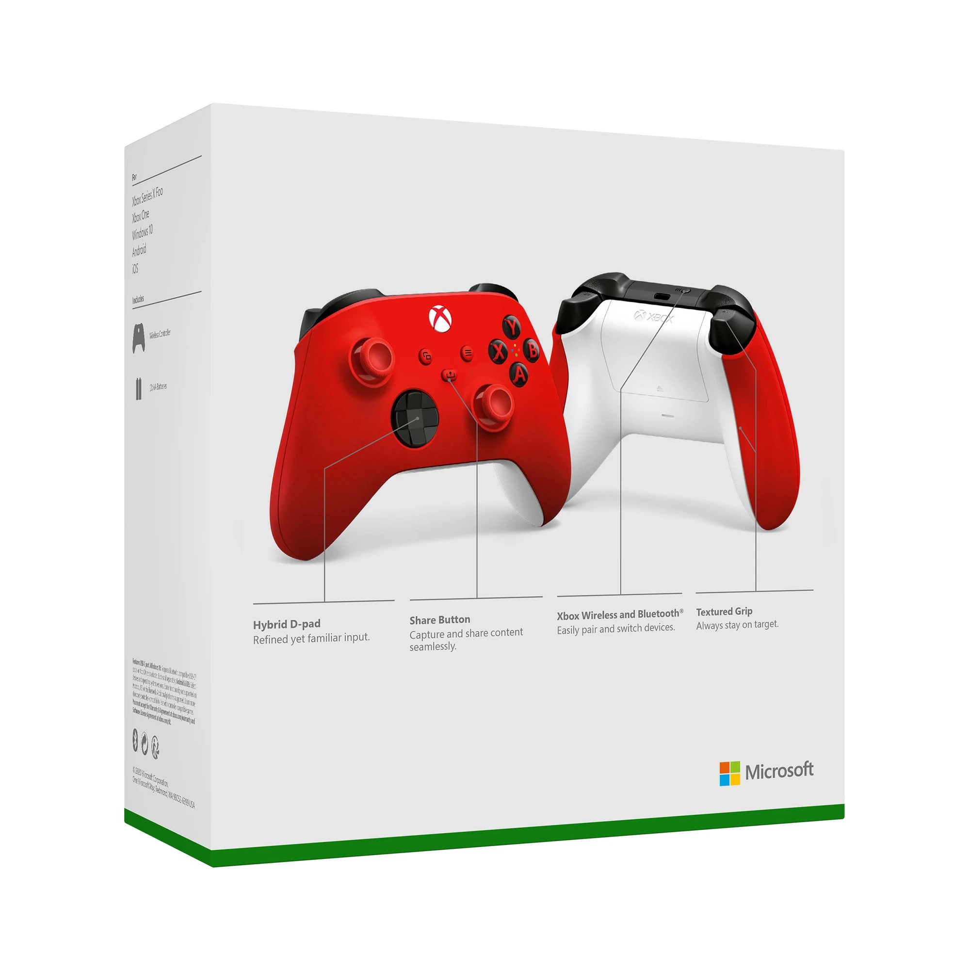 6 Xbox Wireless Controller - Pulse Red - Red, 6 of 8