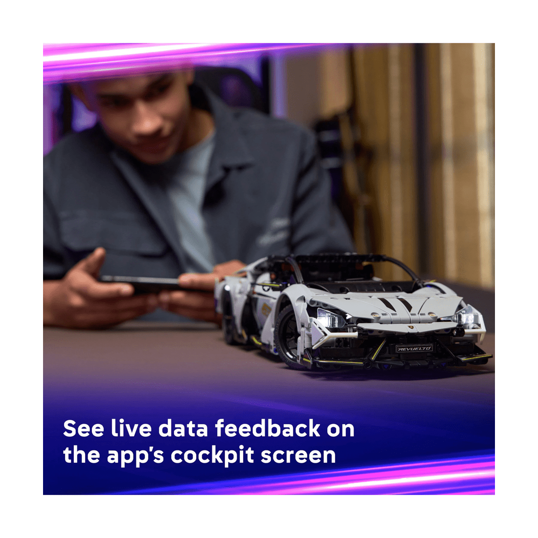 6 LEGO Technic Lamborghini Revuelto Super Sports Car 42214, 6 of 10