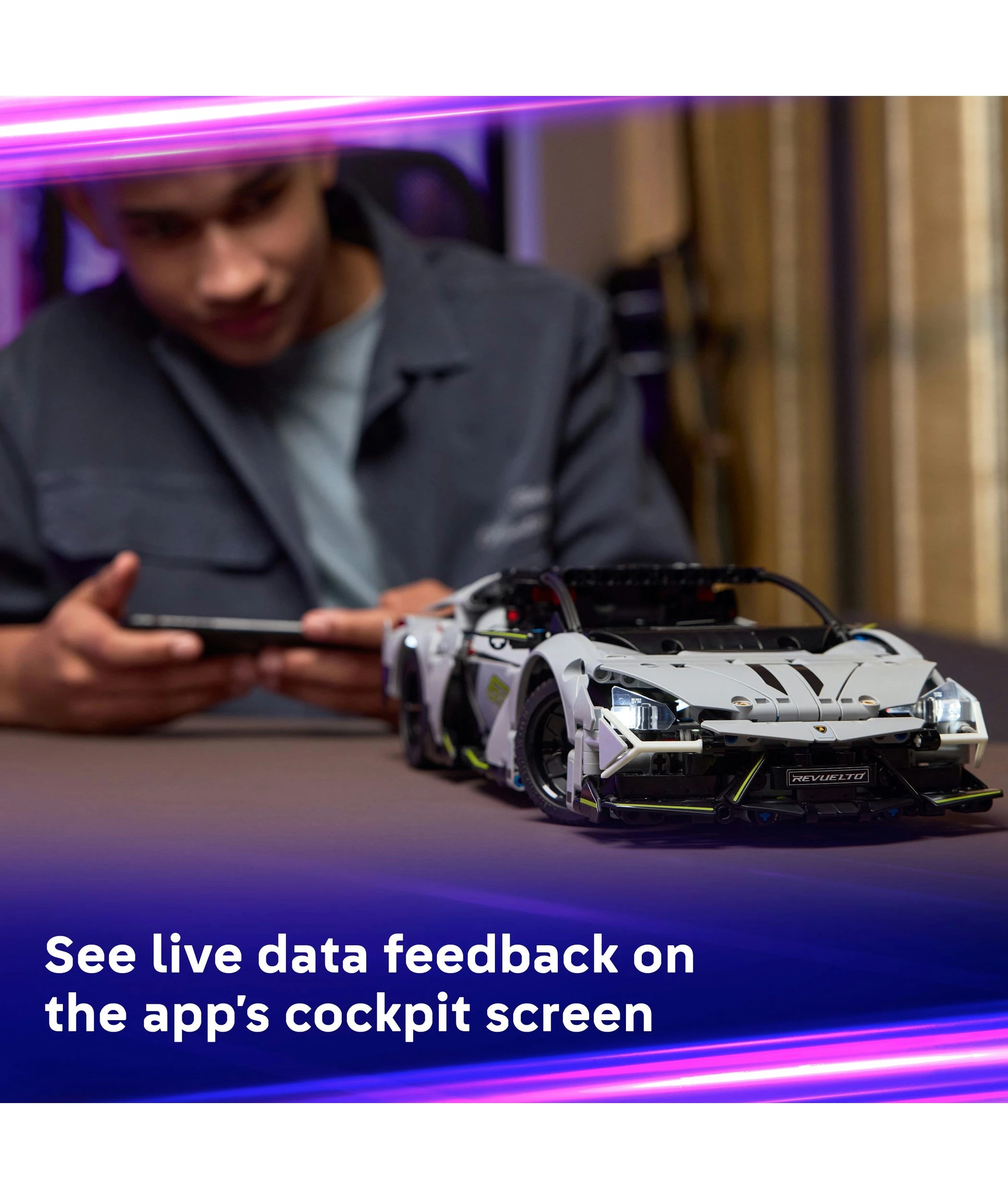 6 LEGO Technic Lamborghini Revuelto Super Sports Car 42214, 6 of 10