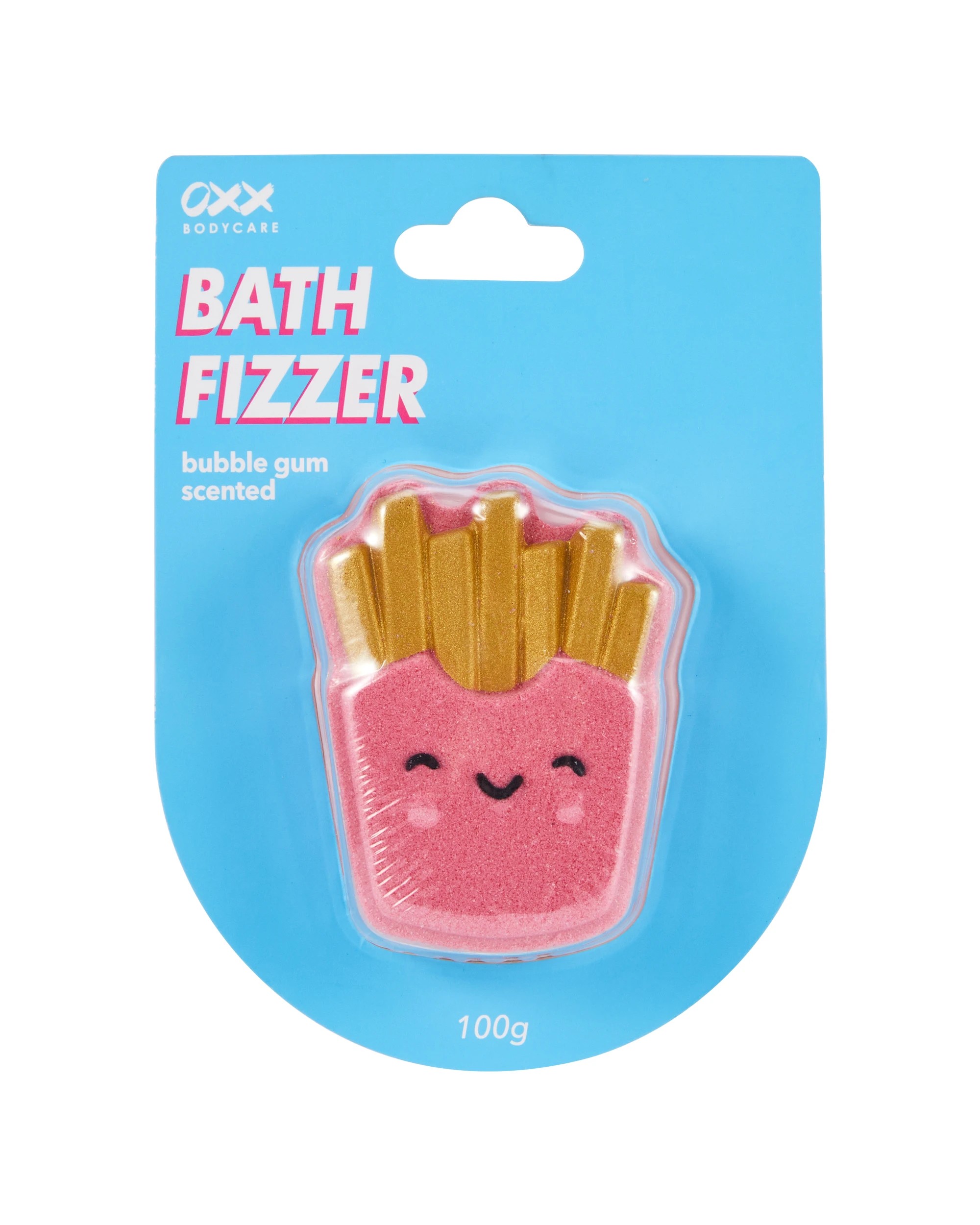 1 OXX Bodycare Bath Fizzer 100g - Bubble Gum Scented, 1 of 5