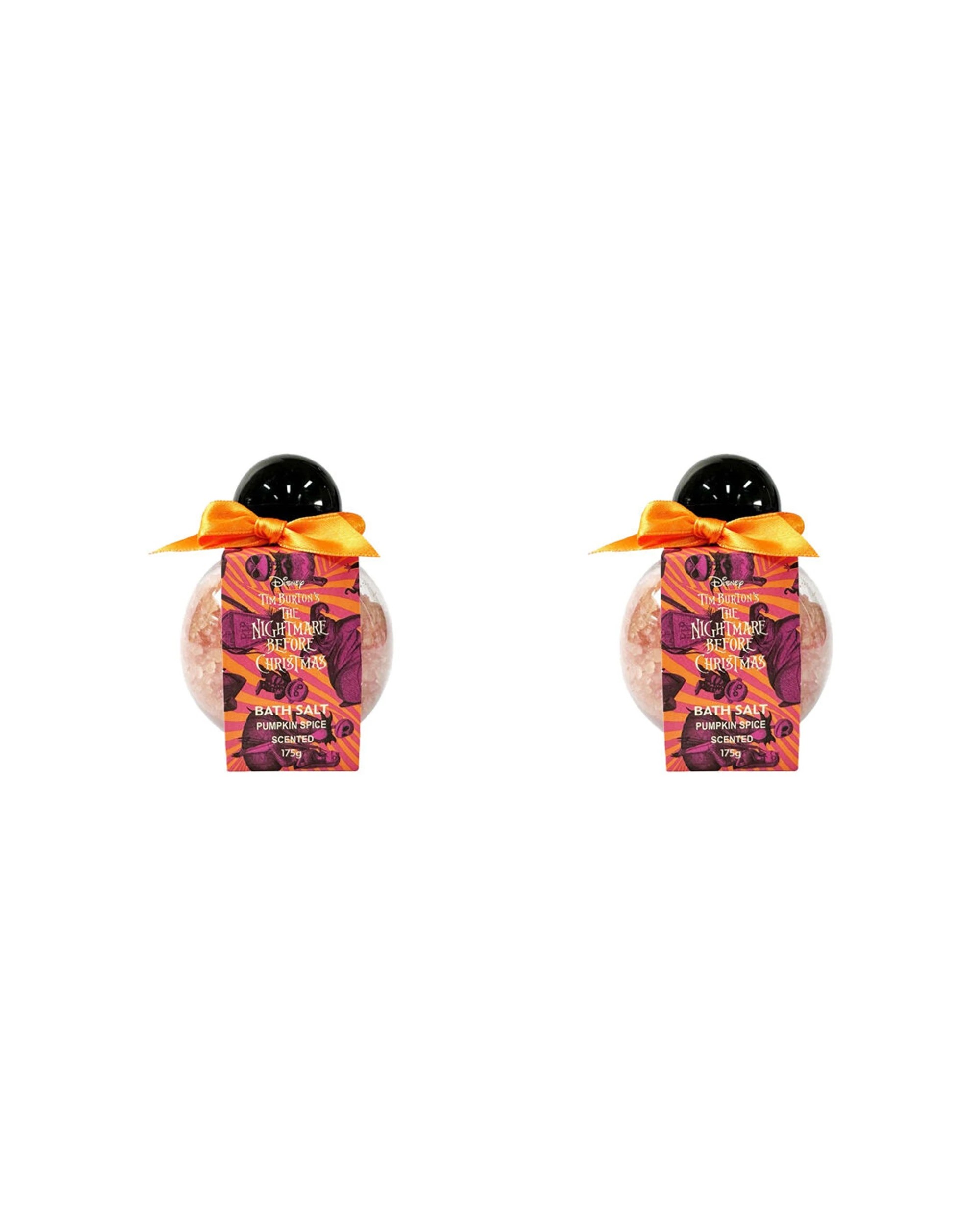 1 THE NIGHTMARE BEFORE CHRISTMAS Bath Salts Pumpkin Spice Scent 2PK 175g - Multi, 1 of 1