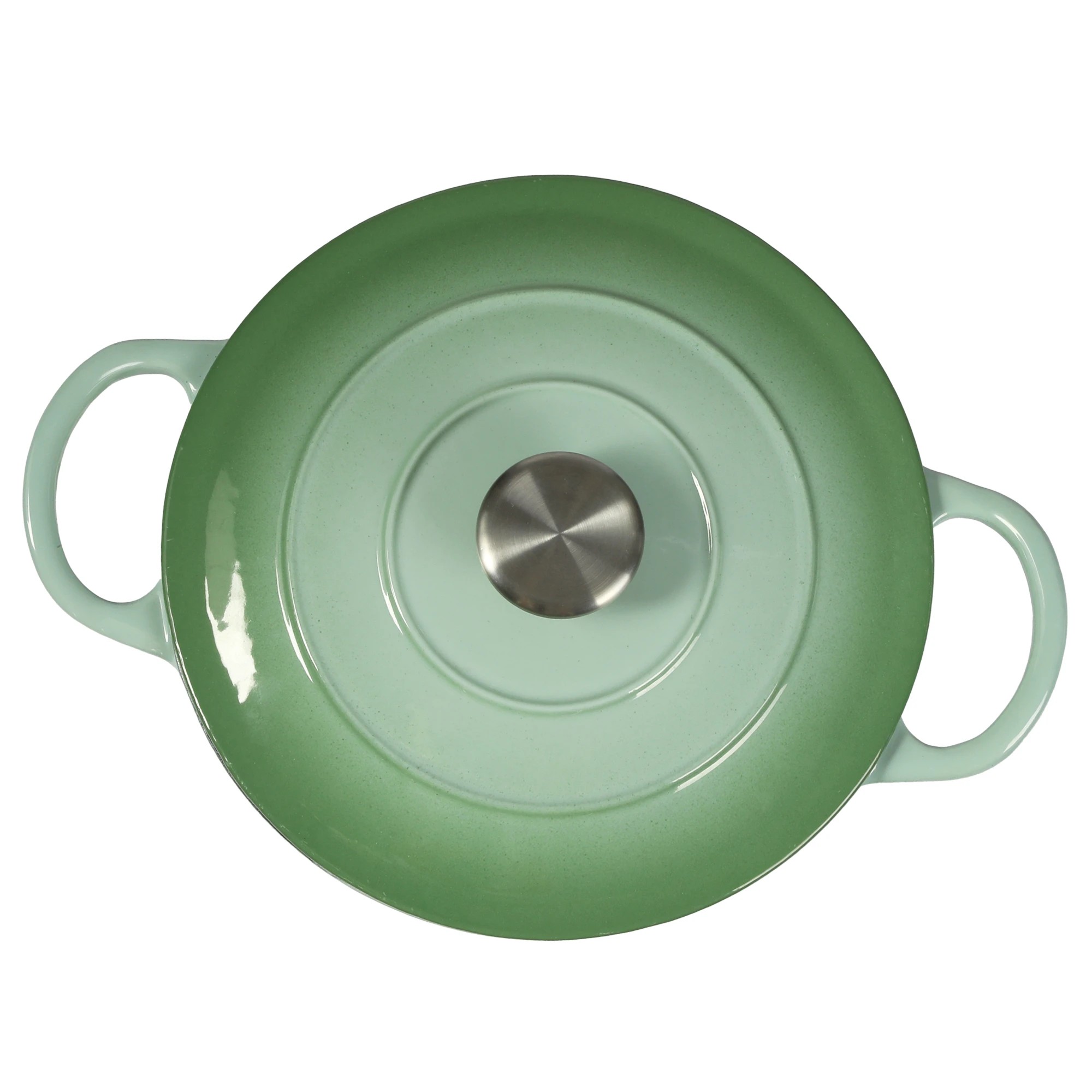 5 Toque Cast Iron Dutch 4l - Green, 5 of 6