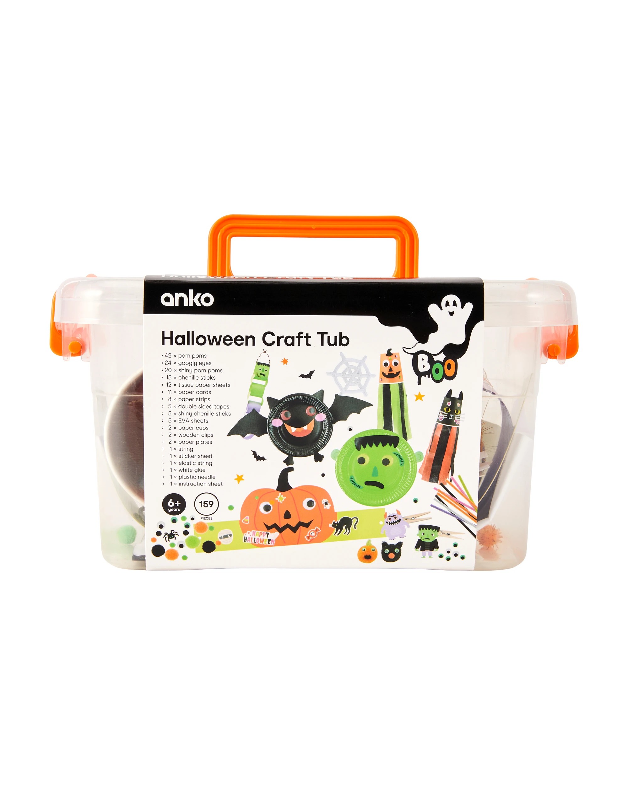 1 159 Piece Halloween Craft Tub, 1 of 5