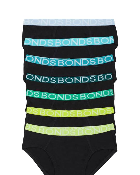 Bonds 7 Pack Boys Briefs