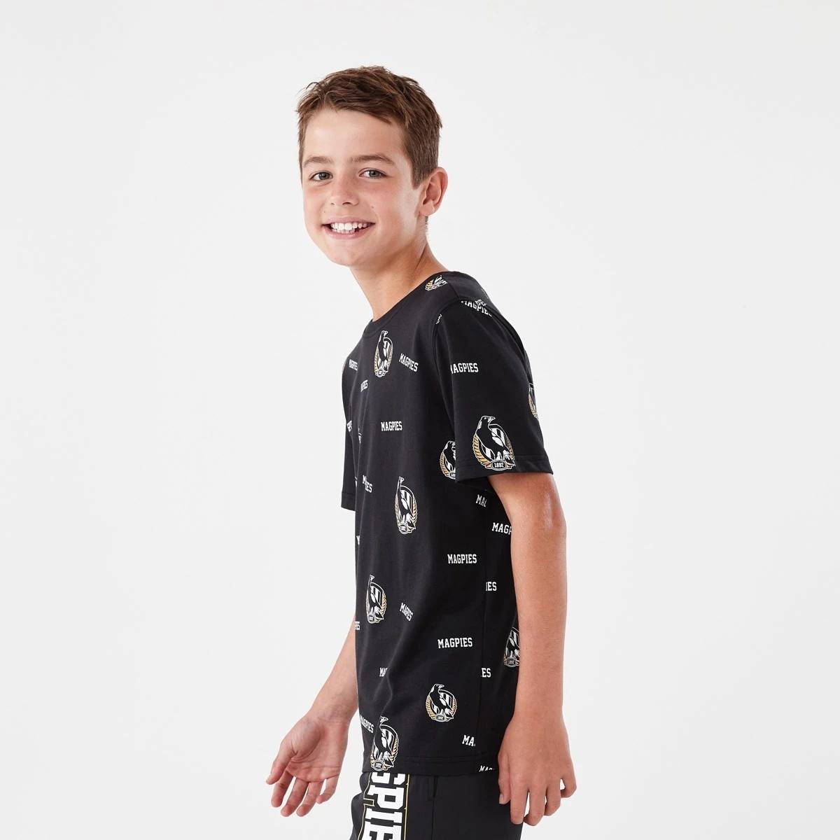 2 Official AFL Kids All Over Print T-shirt Collwood, 2 of 9