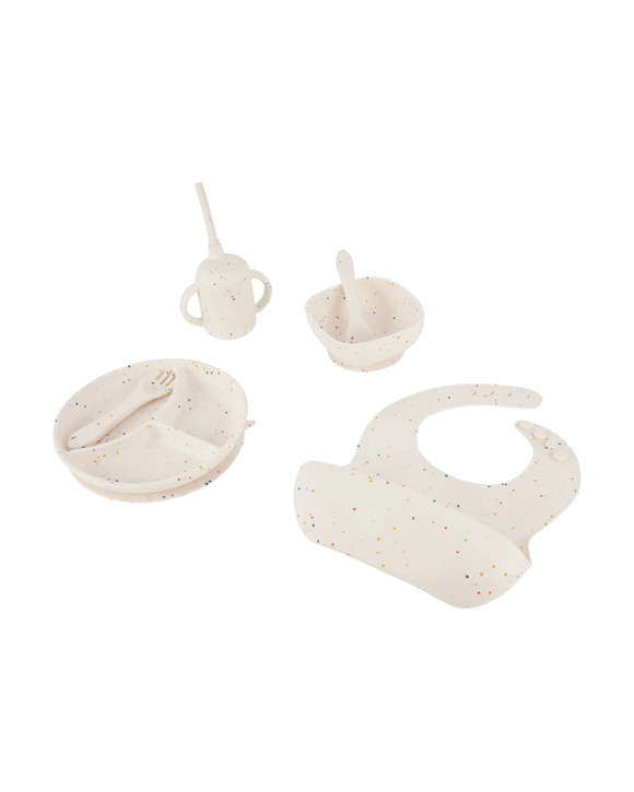 6 Piece Silicone Feeding Set