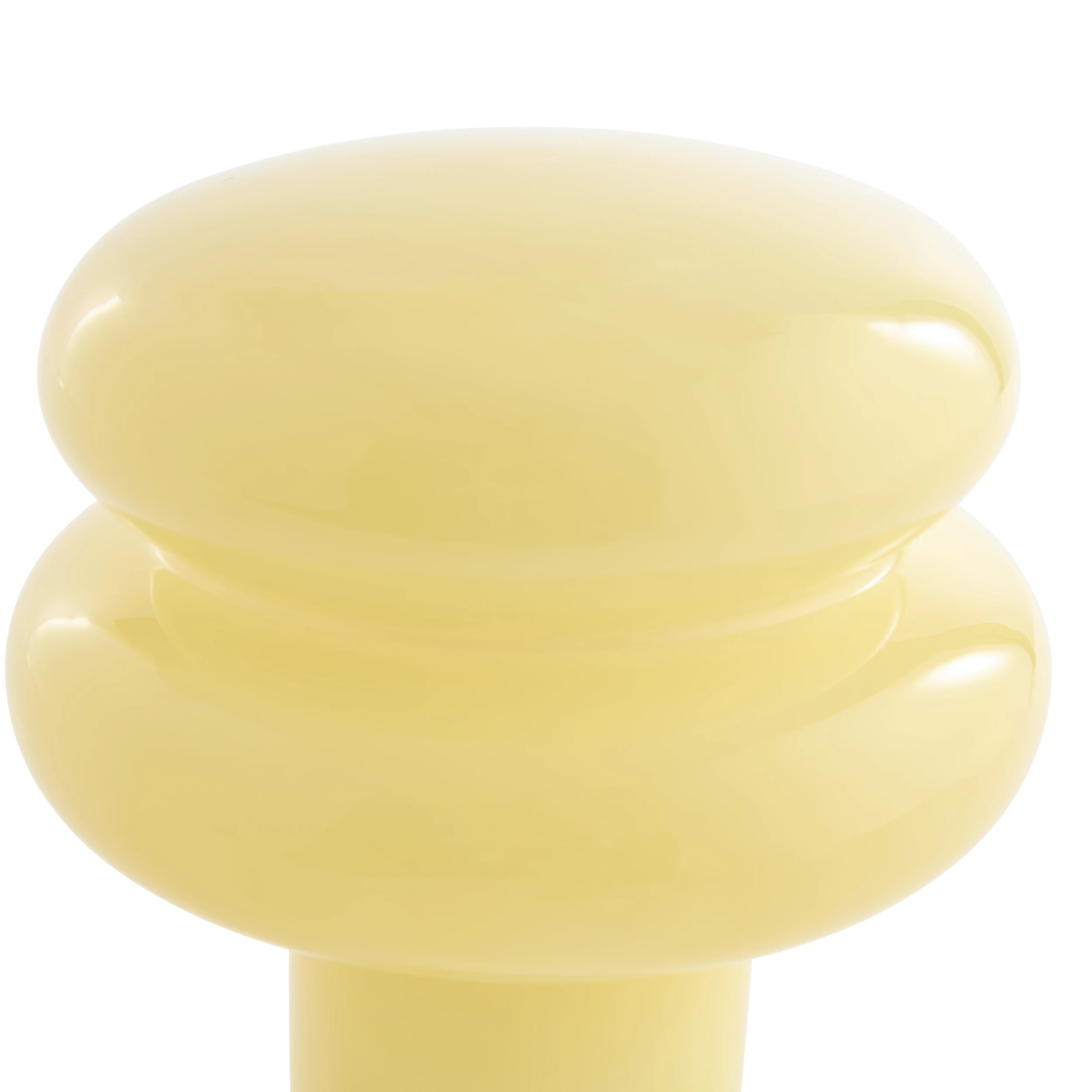 4 Oslo Glass Portable Rechargeable Lamp - Butter, 4 of 7