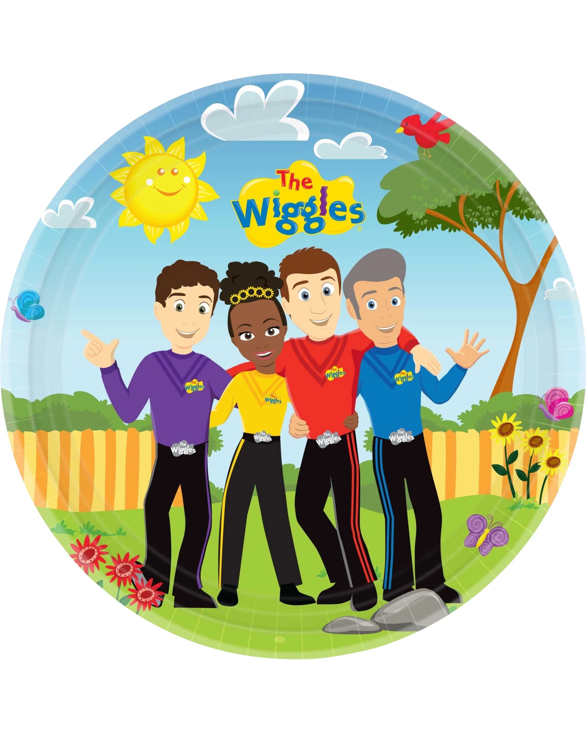 1 Amscan The Wiggles Party Large Paper Plates Pack of 8, 1 of 1