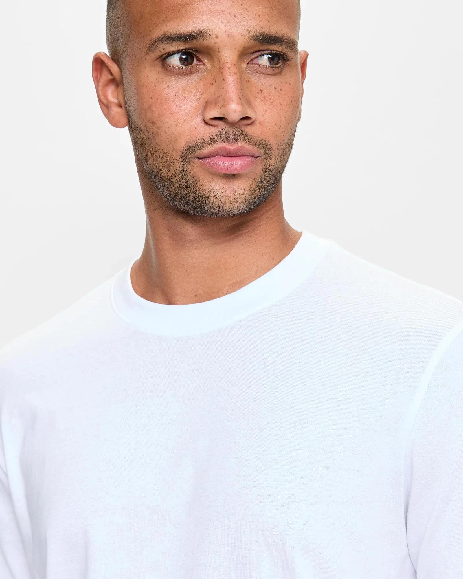 5 Target Australian Cotton Long Sleeve T-Shirt WHITE, 5 of 5