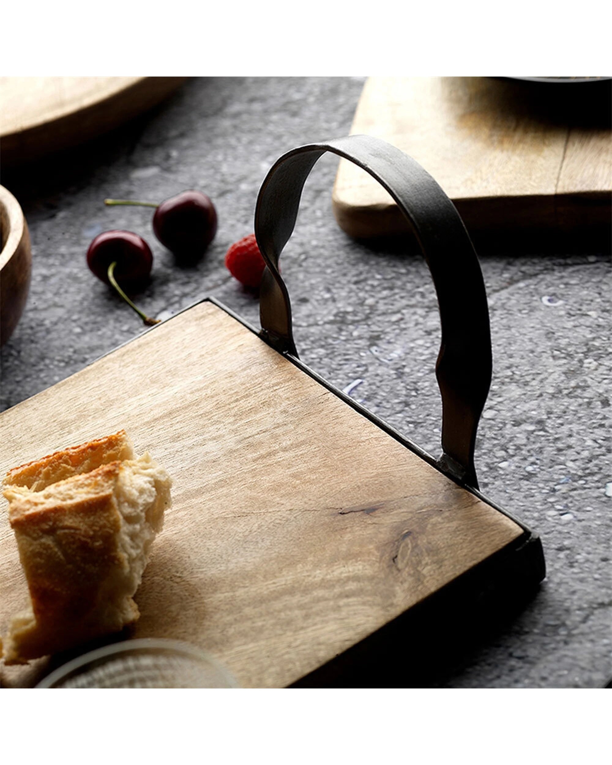 2 Ecology Arcadian Serving Board Long Centrepiece With Handles Large Mango Wood Platter 100cm Size - Natural, 2 of 3