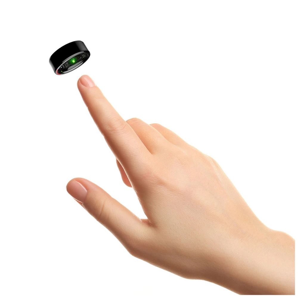 6 Ryze Element Smart Ring Black Size 8, 6 of 6