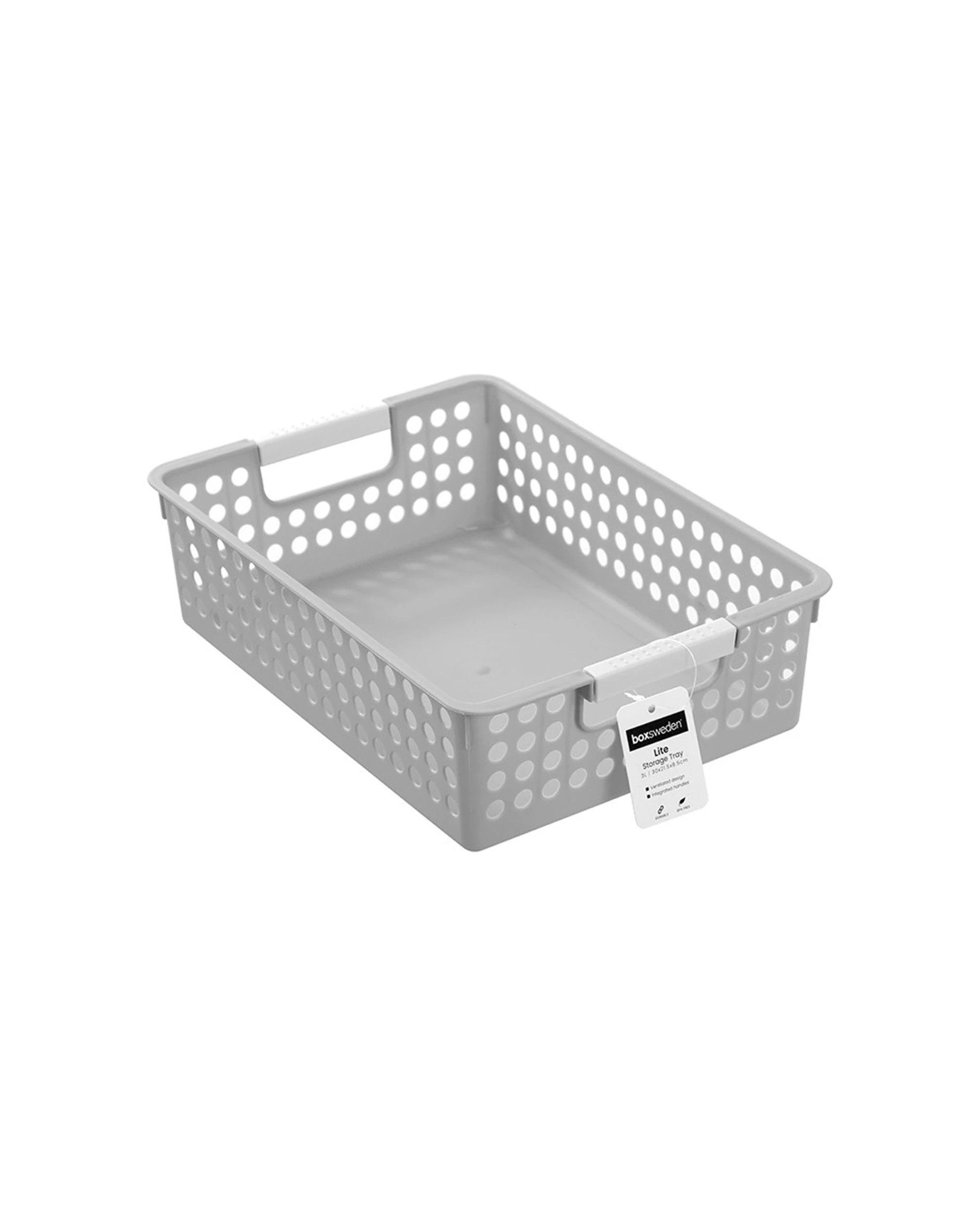 2 Boxsweden 9PK Lite Tray Home Organiser Storage Container 3L - Assorted, 2 of 8