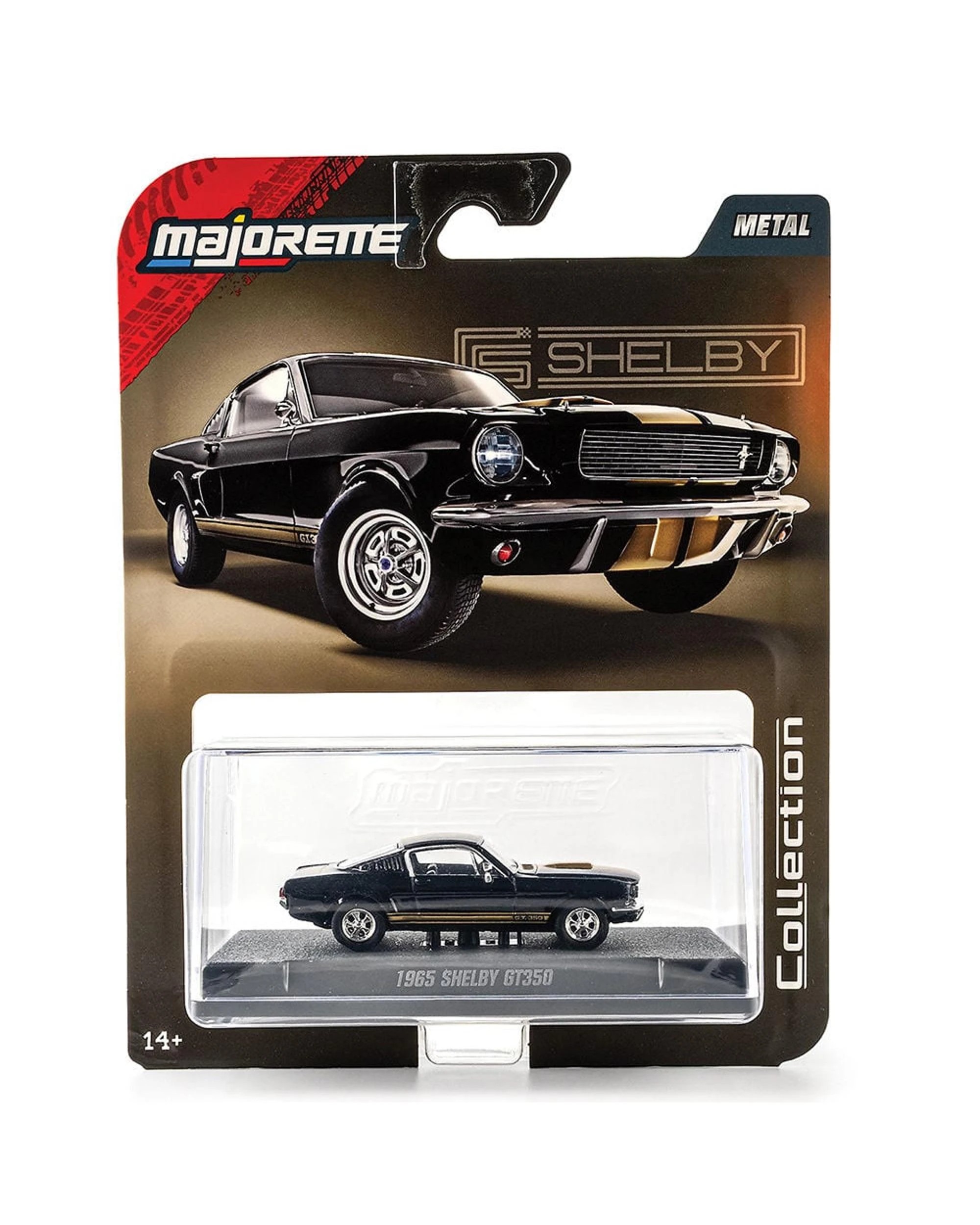 1 Majorette Collection Series 1965 Shelby GT350 Diecast Vehicle - Black, 1 of 4