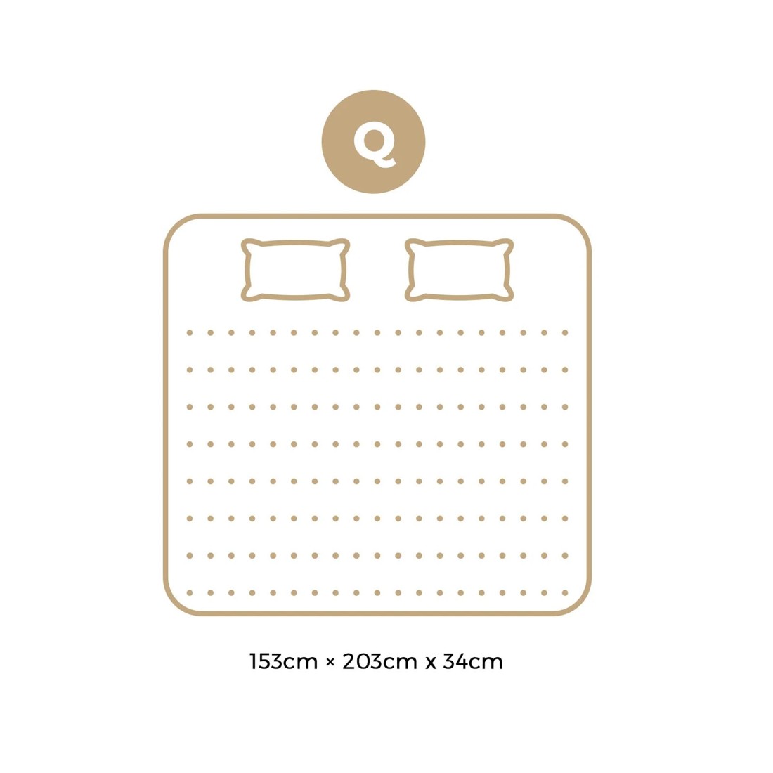 10 Bedra Bedding Mattress 9 Zone Latex Foam Pocket Spring Medium 34cm Queen
 - Multi, 10 of 10