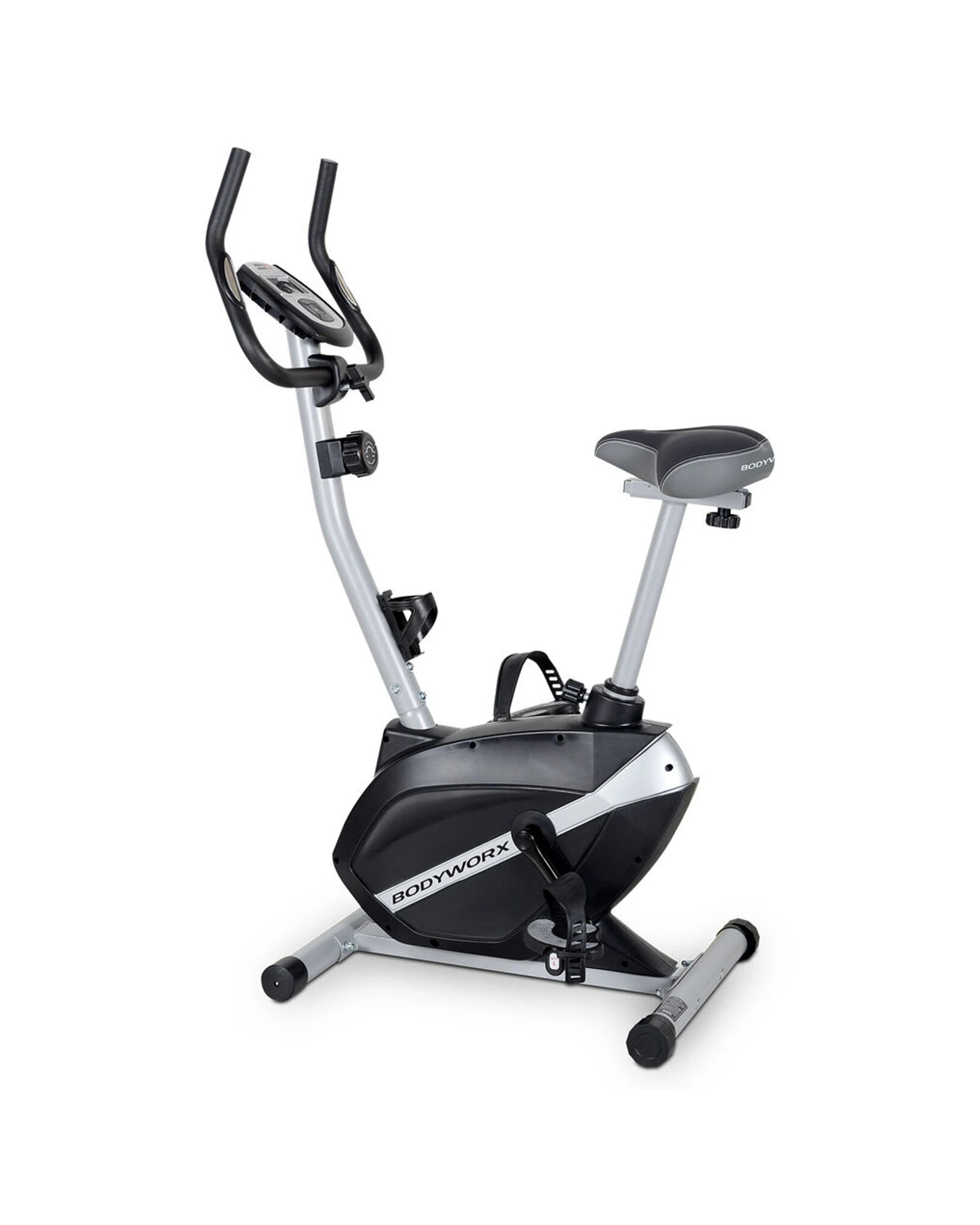 1 Bodyworx Manual Mag Bike 8-Level Resistance LCD Console Display 5KG Flywheel - Black, 1 of 2