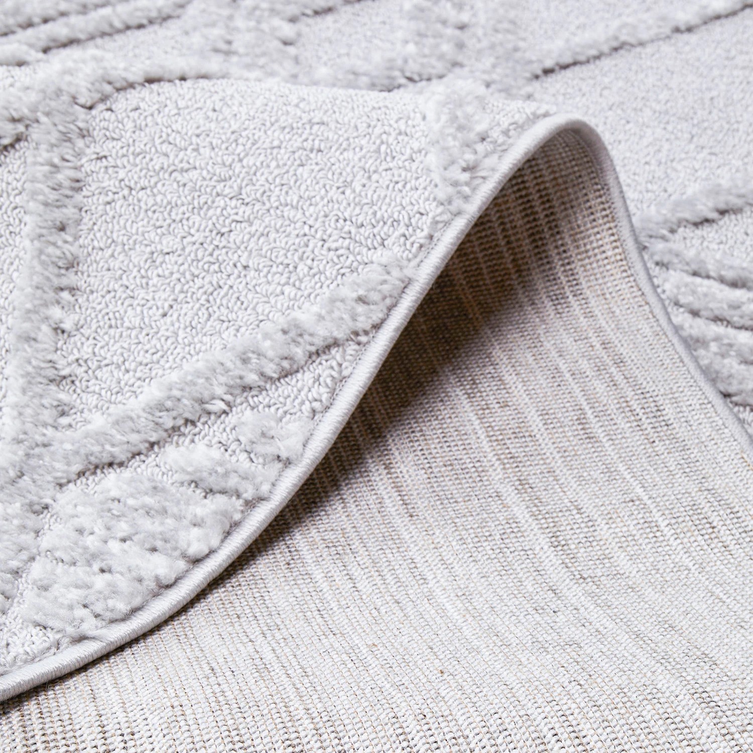 9 Common Ground Rugs Safflower Lisa 290x200cm - Large Pet Friendly Floor Rug - Grey - Silver, 9 of 9