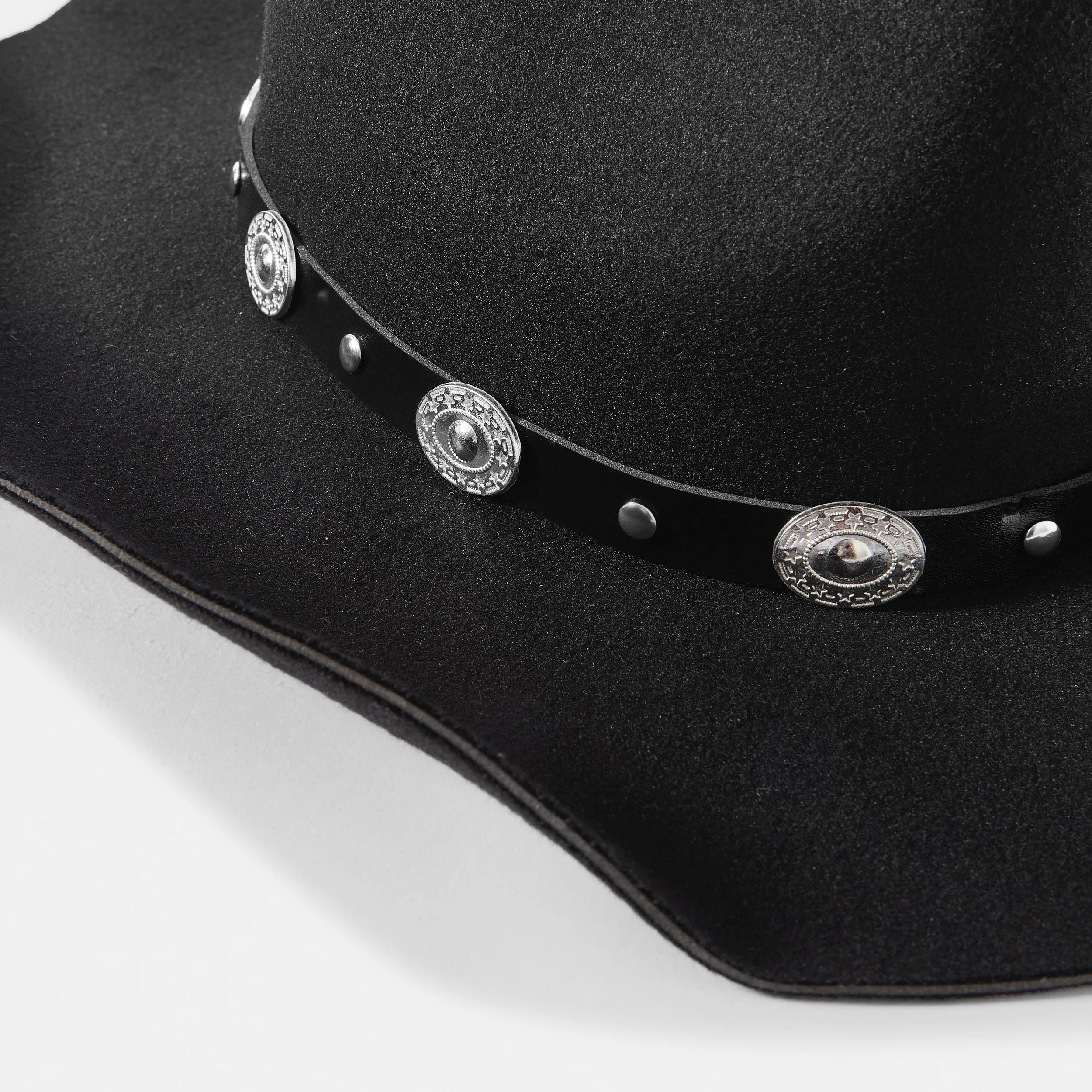 3 Cowboy Hat BLACK, 3 of 4