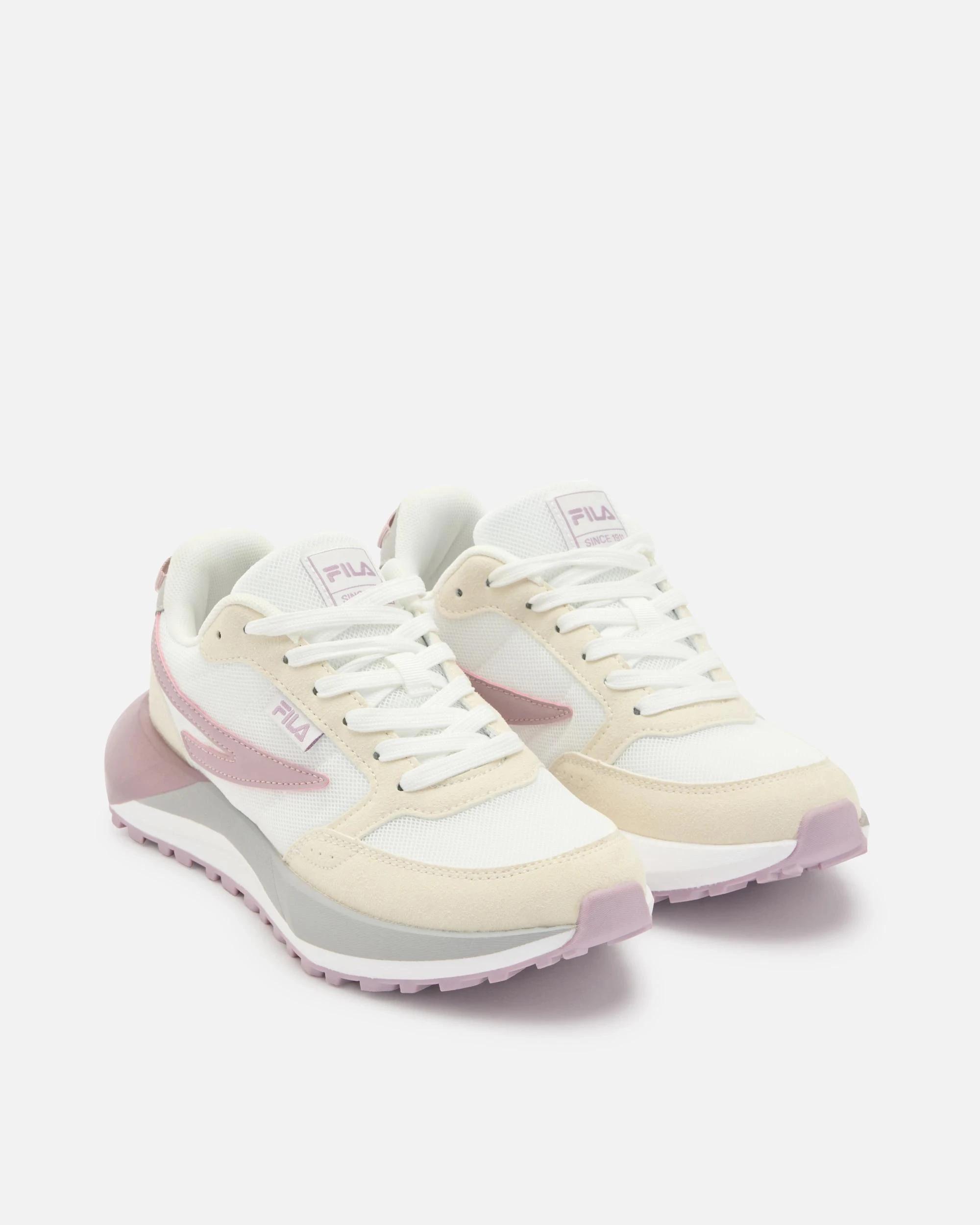 3 Fila Womens Zannoni Sneaker - White/Pink MULTI, 3 of 3