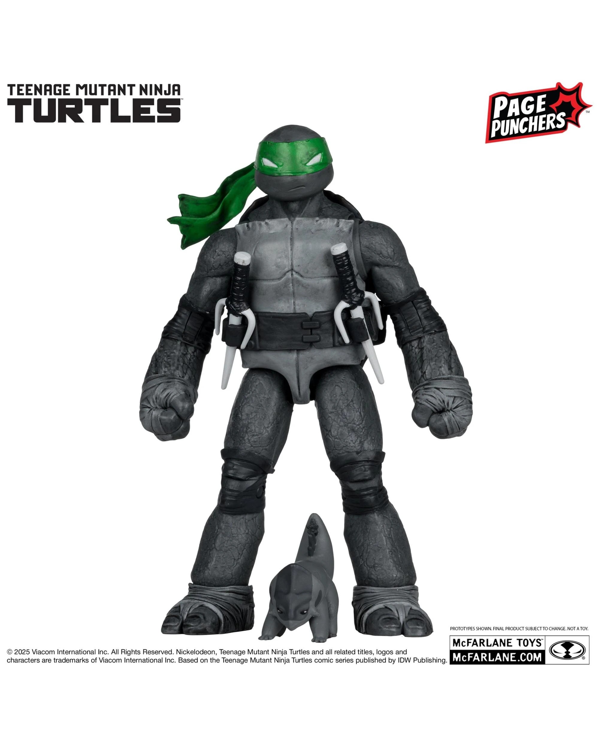 4 Teenage Mutant Ninja Turtles Raphael Black White and Green Page Punchers Red Platinum Edition 5 inch Figure With Comic, 4 of 9