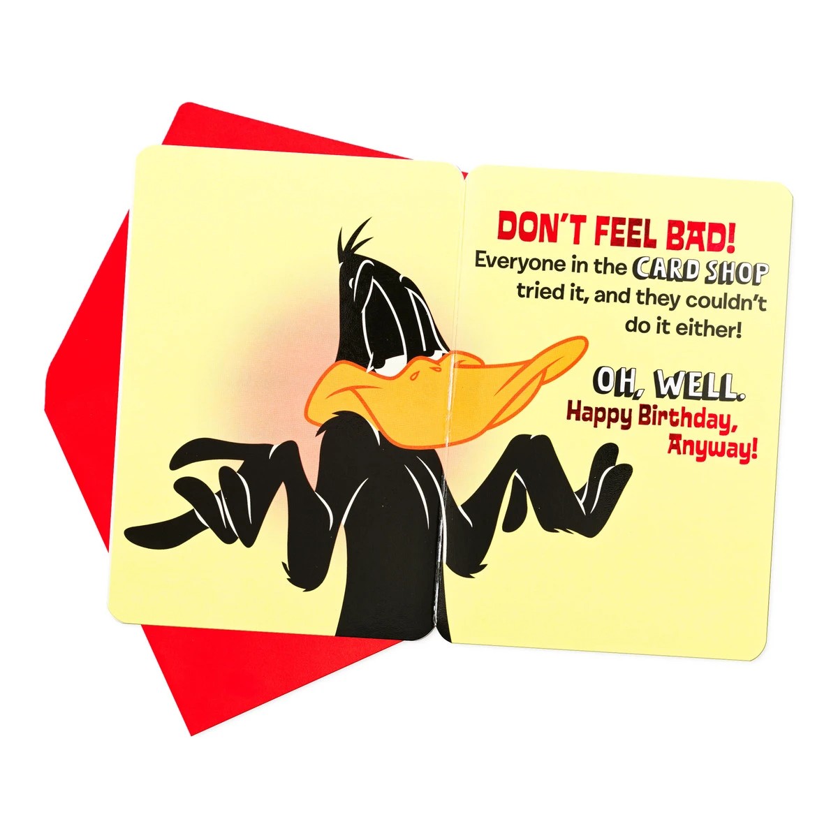 2 Hallmark Licensed Birthday Card - Daffy Duck, 2 of 3