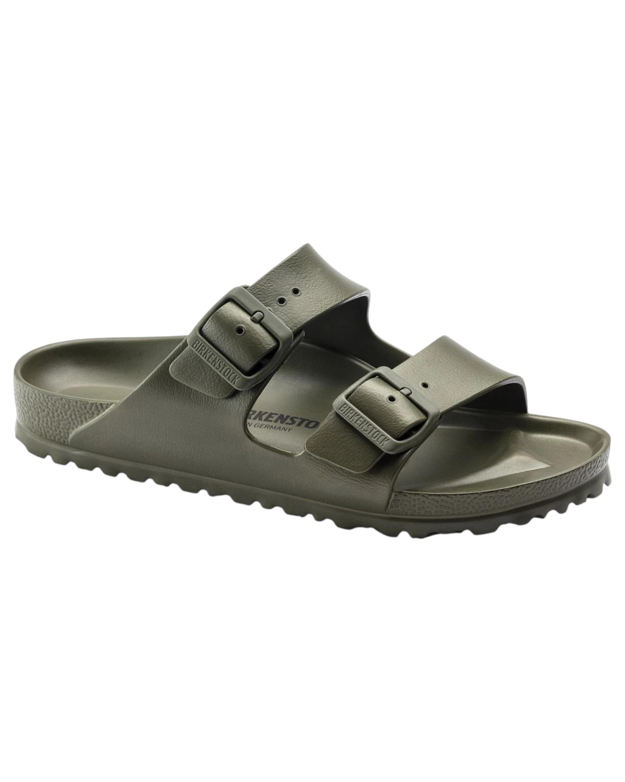1 Birkenstock Unisex Arizona EVA Narrow Slip On Sandals KHAKI, 1 of 8