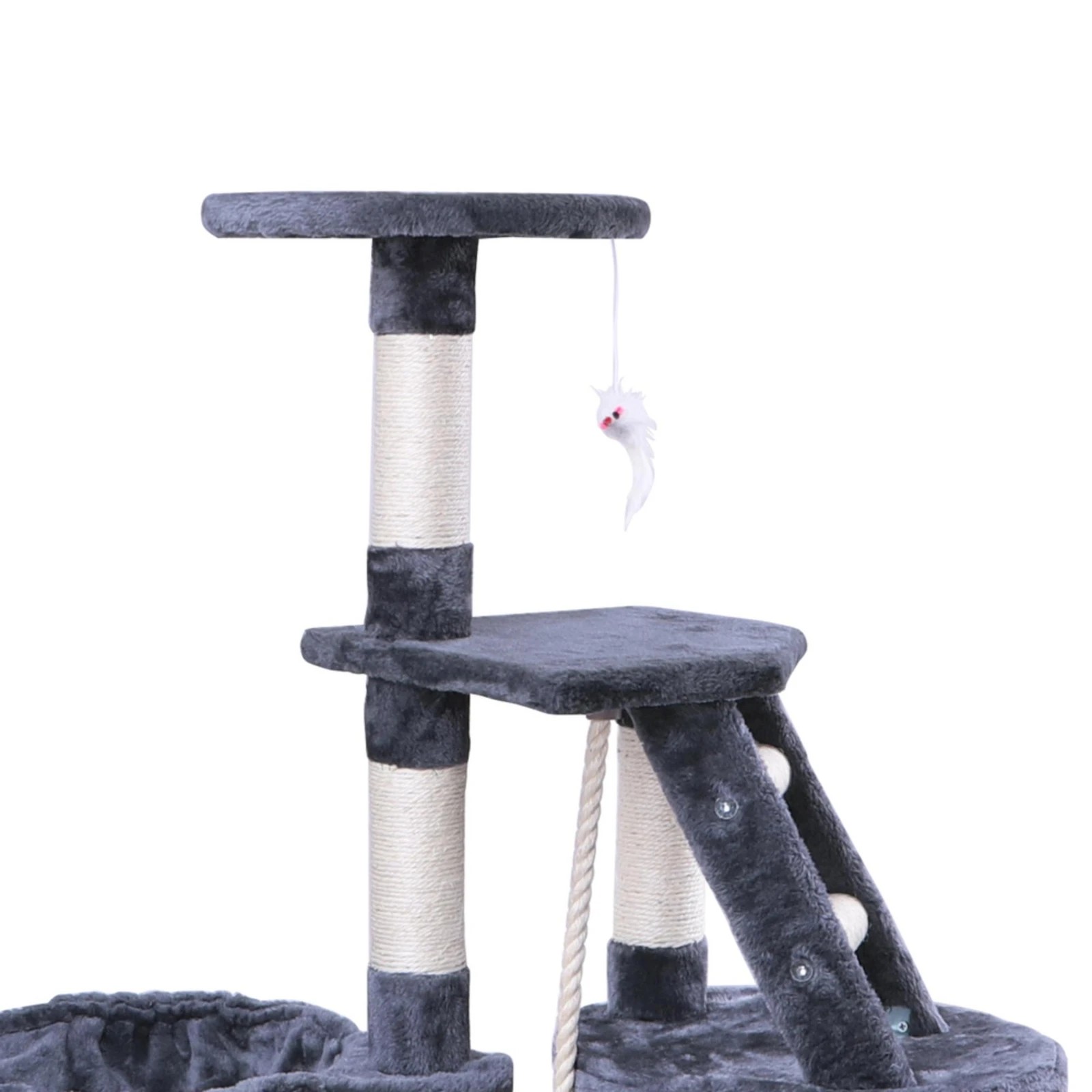 3 Beastie Cat Tower 120CM - Grey, 3 of 7