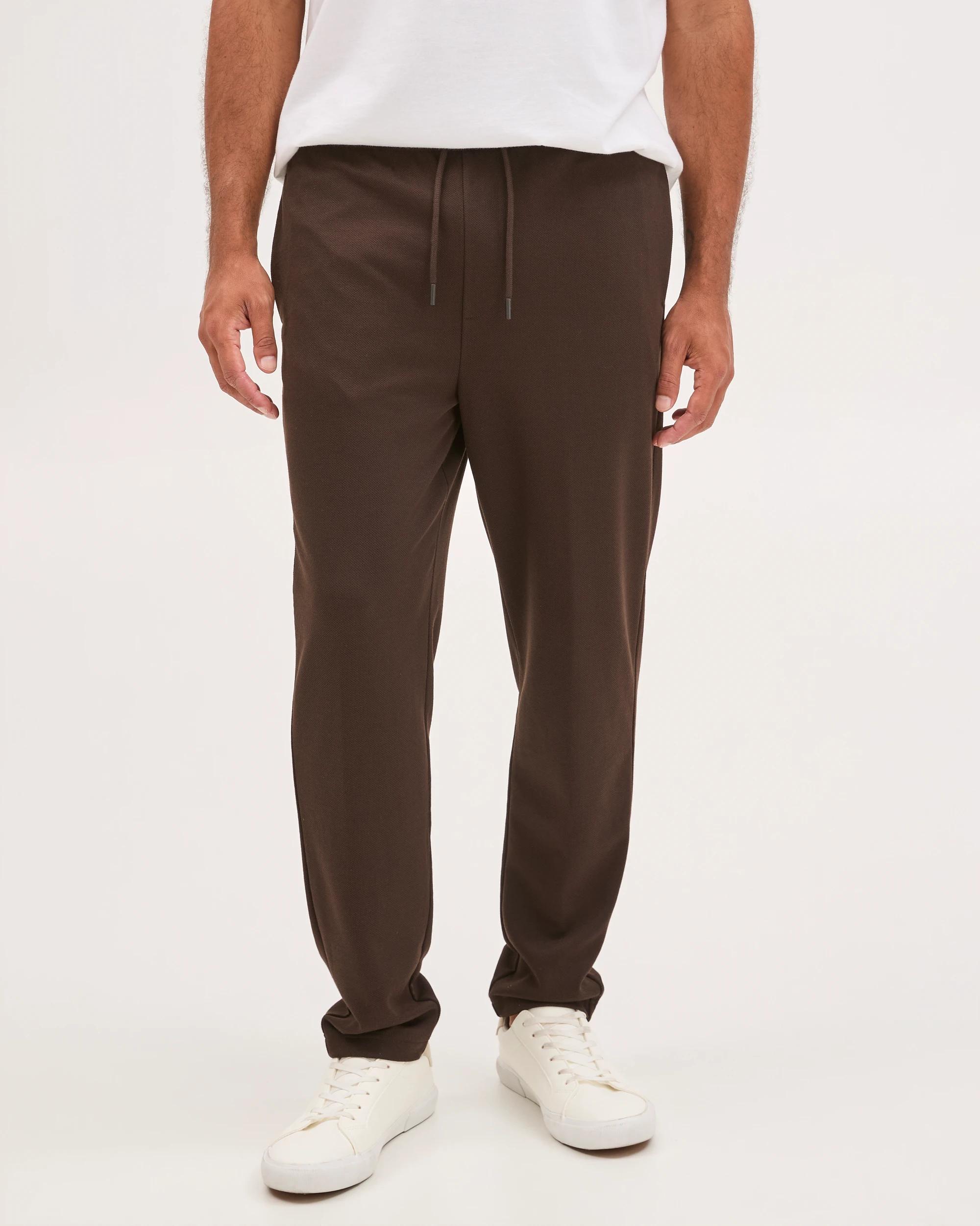 4 Target Man Textured Knit Pants CHOCOLATE, 4 of 6